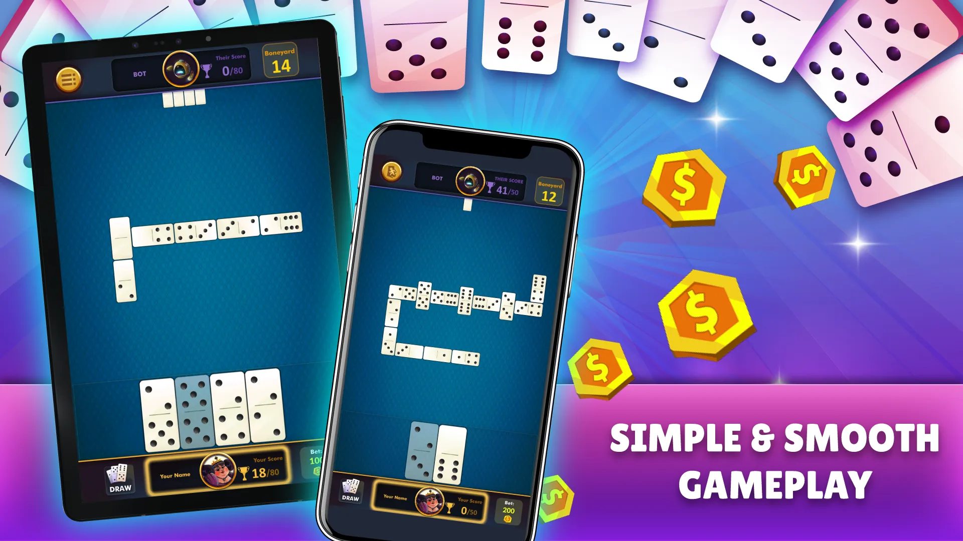 Dominoes - Offline Domino Game | Indus Appstore | Screenshot