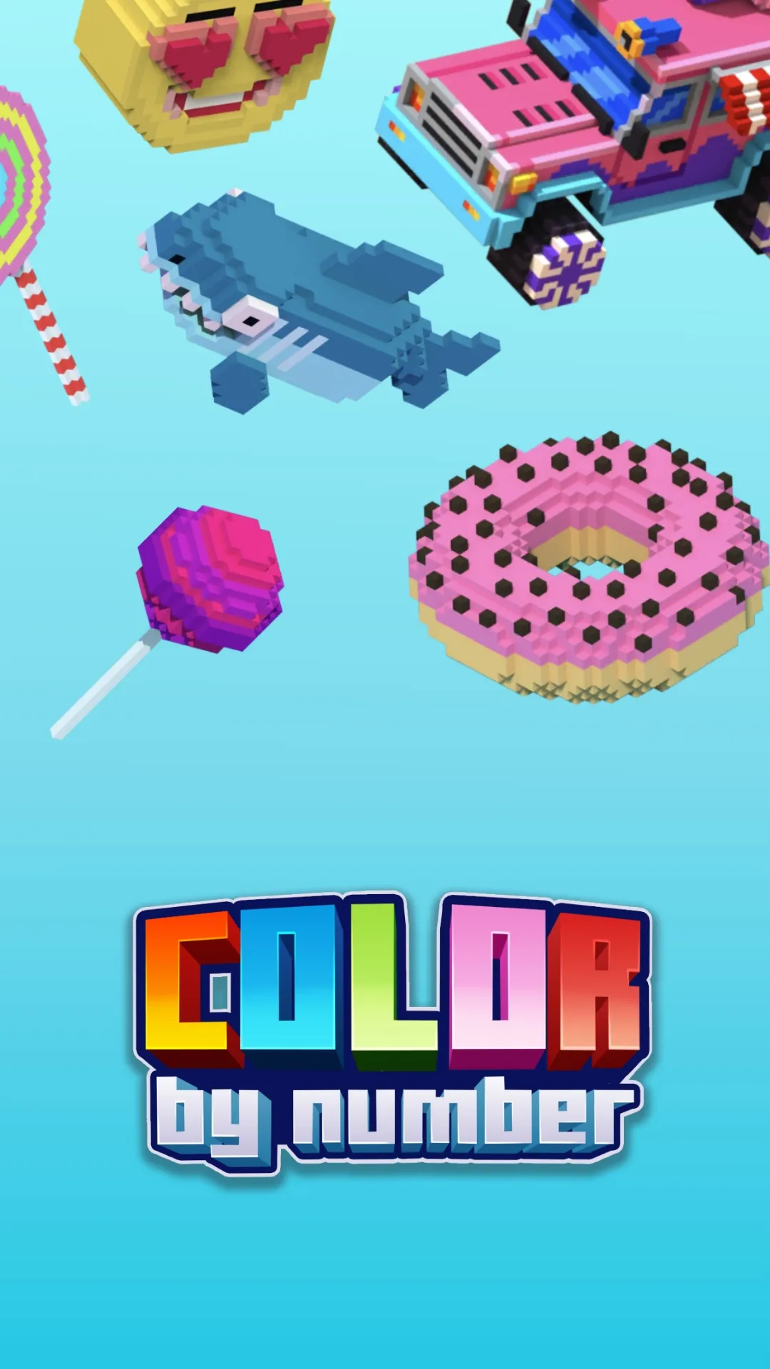 Color by Number - 3D Pixel Art | Indus Appstore | Screenshot