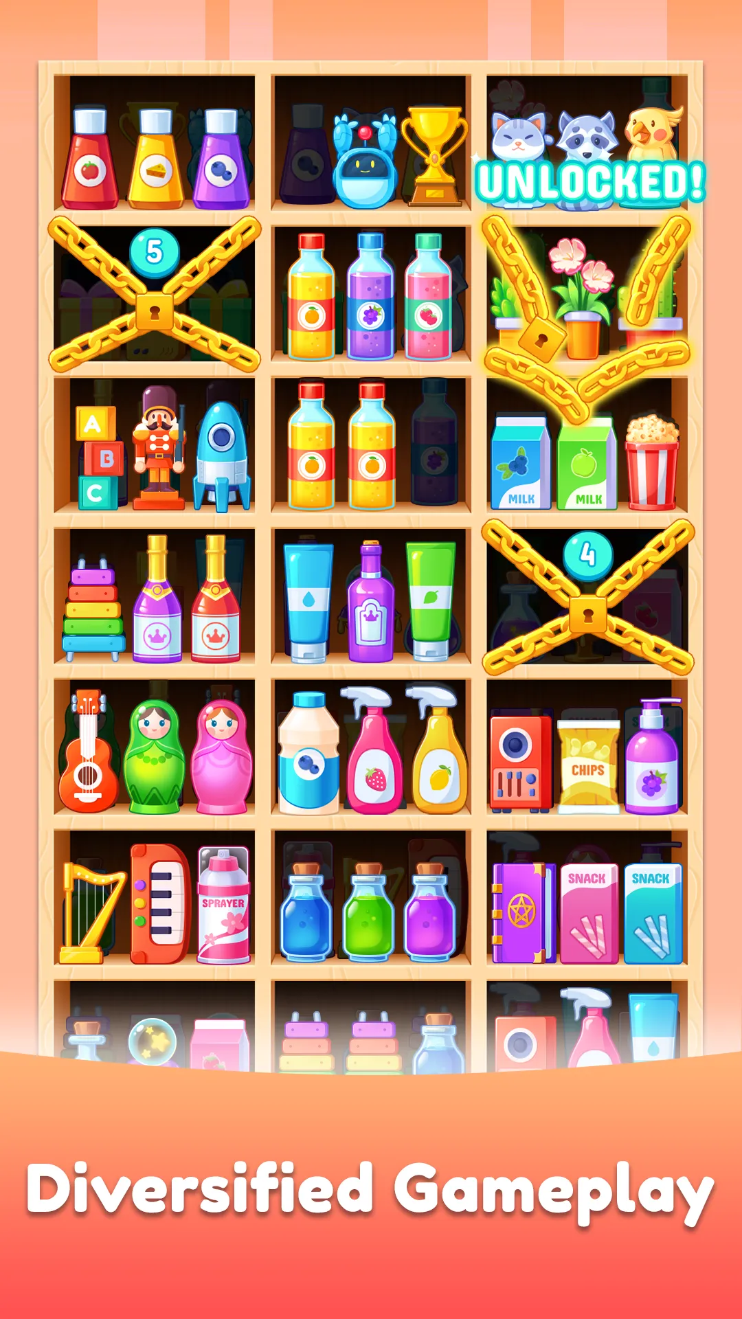 Shelf Sort Puzzle Game | Indus Appstore | Screenshot