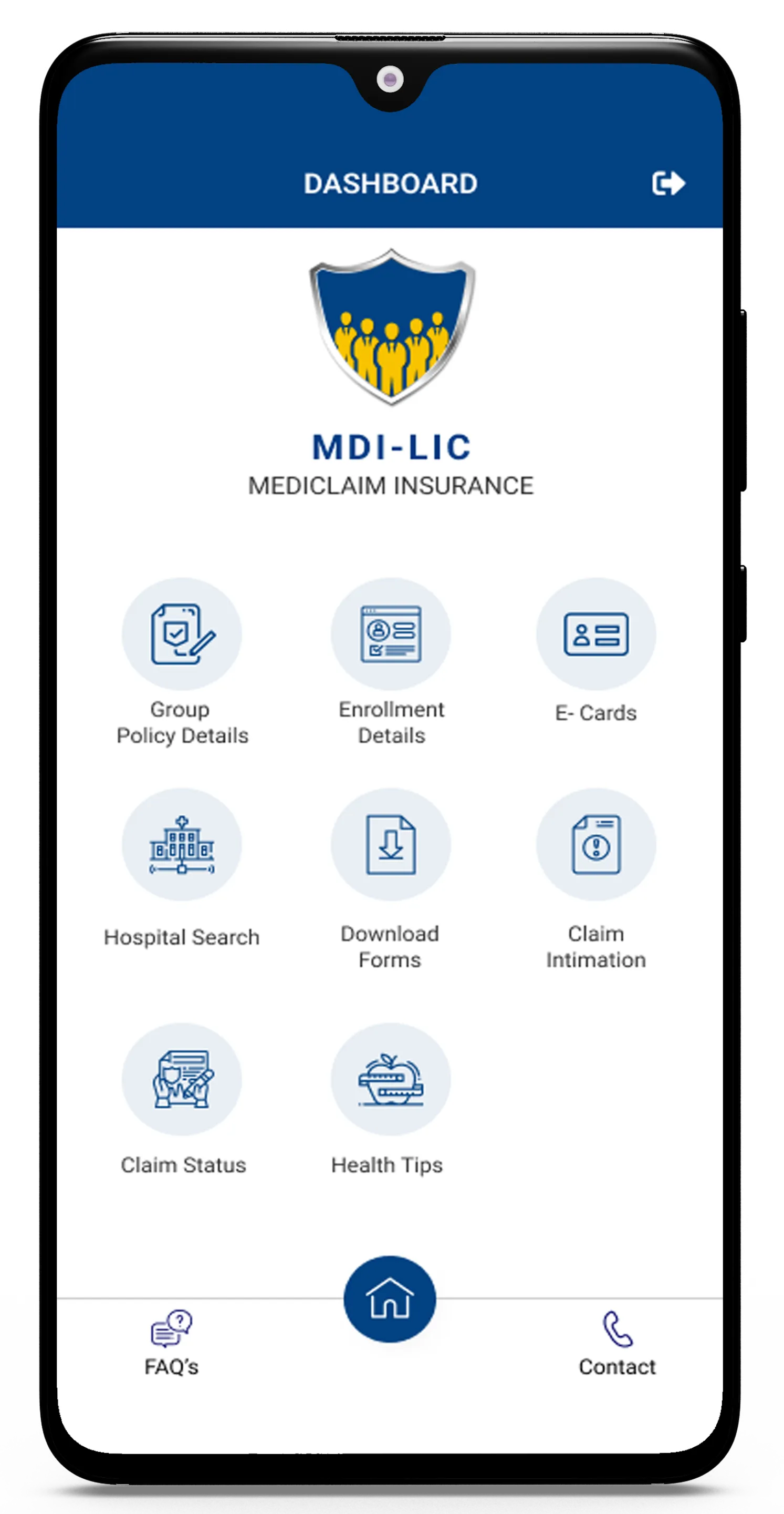MDI LIC Mediclaim | Indus Appstore | Screenshot