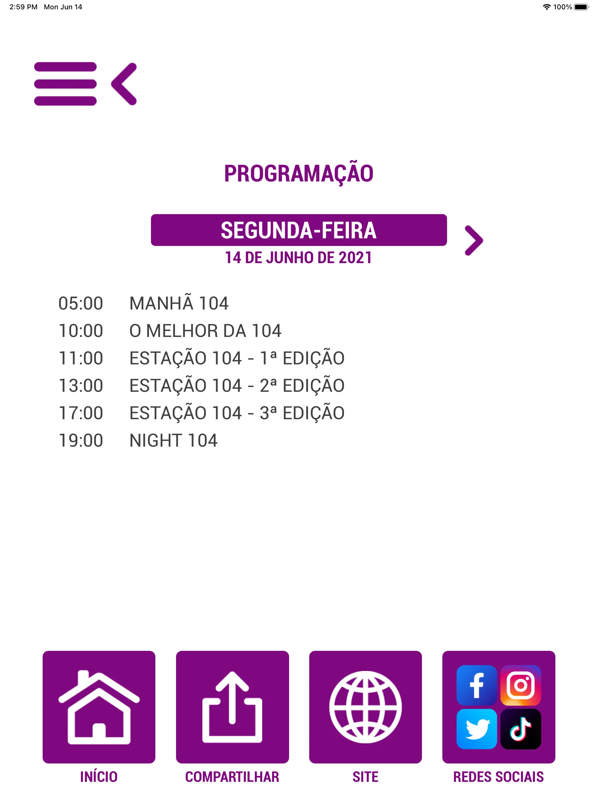 Rádio 104 FM - 104,1 FM | Indus Appstore | Screenshot