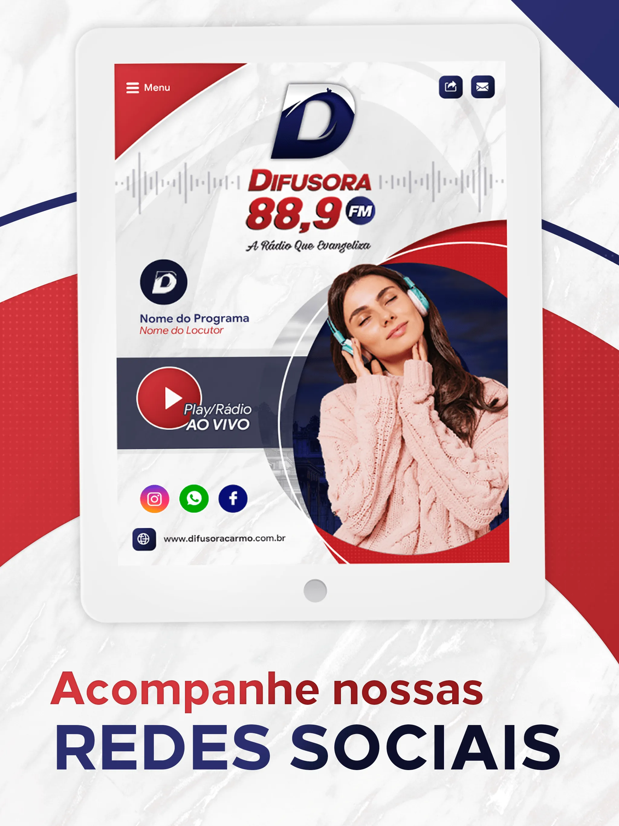 Rádio Difusora 88,9 FM | Indus Appstore | Screenshot