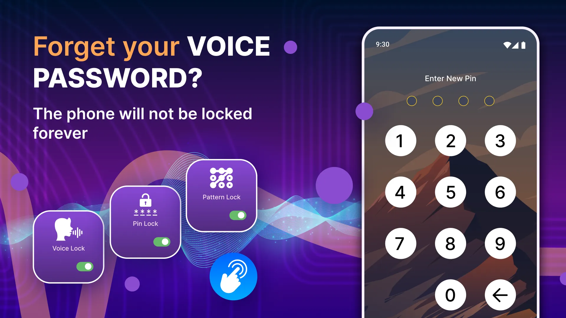 Voice Screen Lock | Indus Appstore | Screenshot