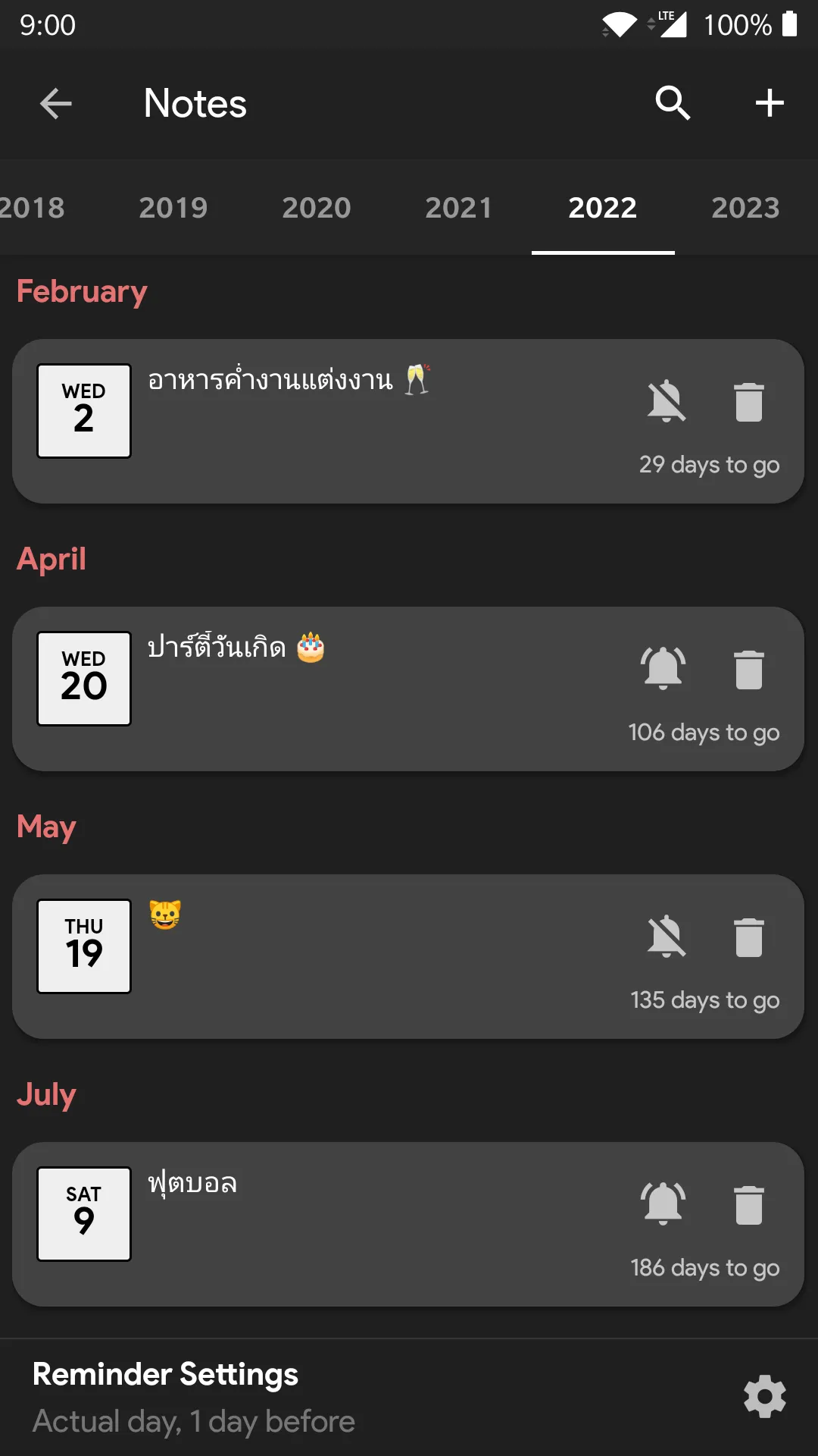 Thailand Calendar | Indus Appstore | Screenshot