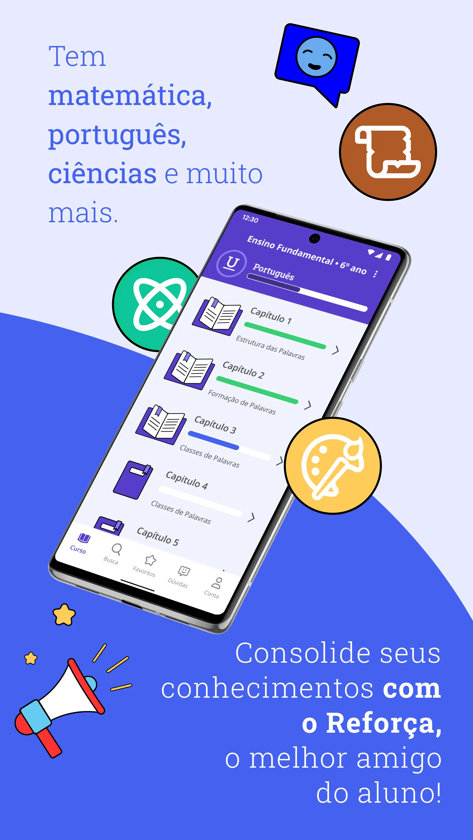 Reforça: reforço escolar | Indus Appstore | Screenshot