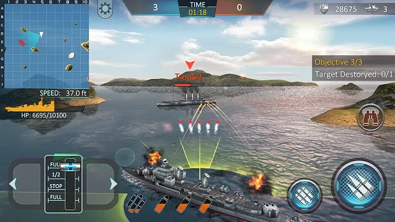 Warship Attack 3D | Indus Appstore | Screenshot