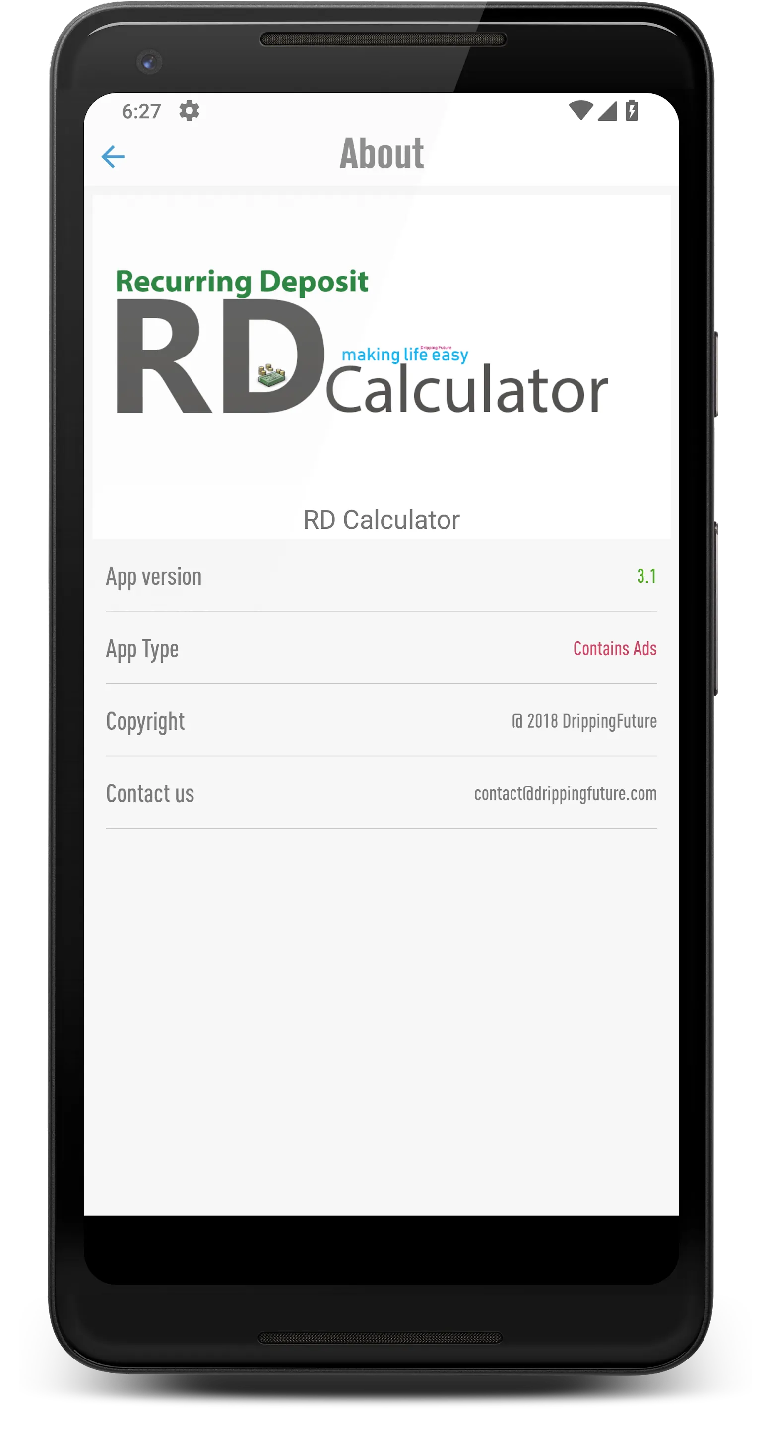 RD Calculator | Indus Appstore | Screenshot