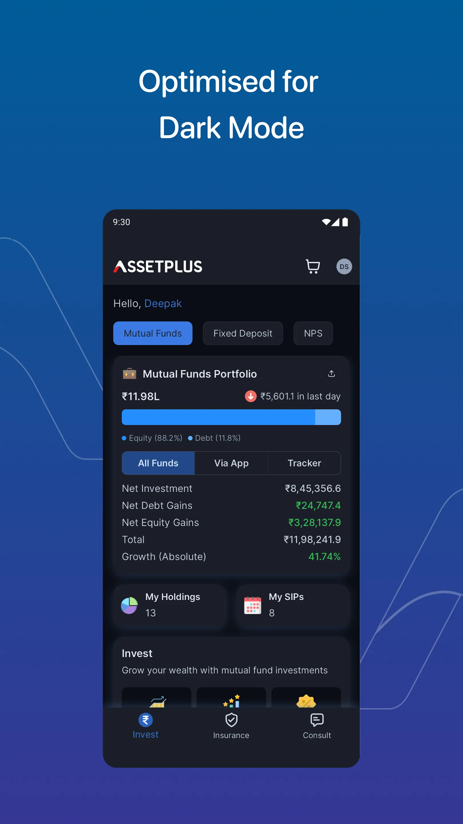 AssetPlus - Mutual Funds & SIP | Indus Appstore | Screenshot