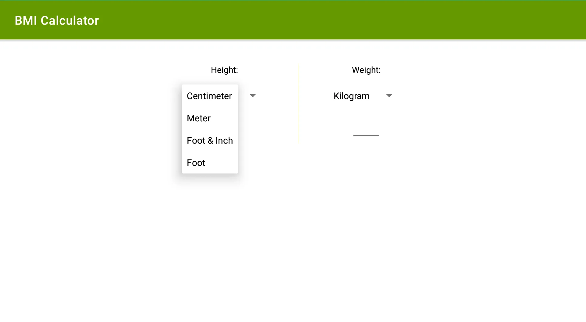 BMI Calculator | Indus Appstore | Screenshot