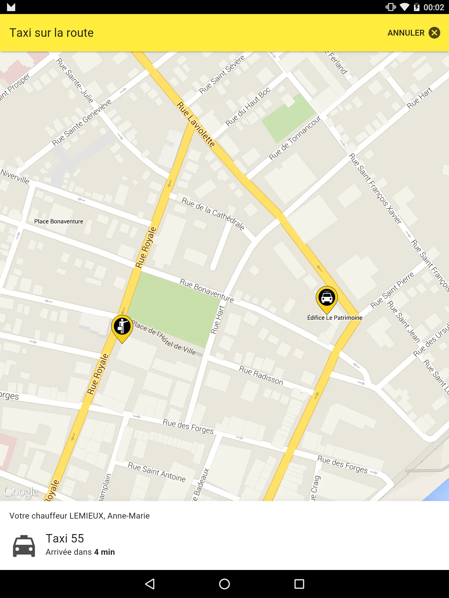 Taxi COOP Trois-Rivieres | Indus Appstore | Screenshot