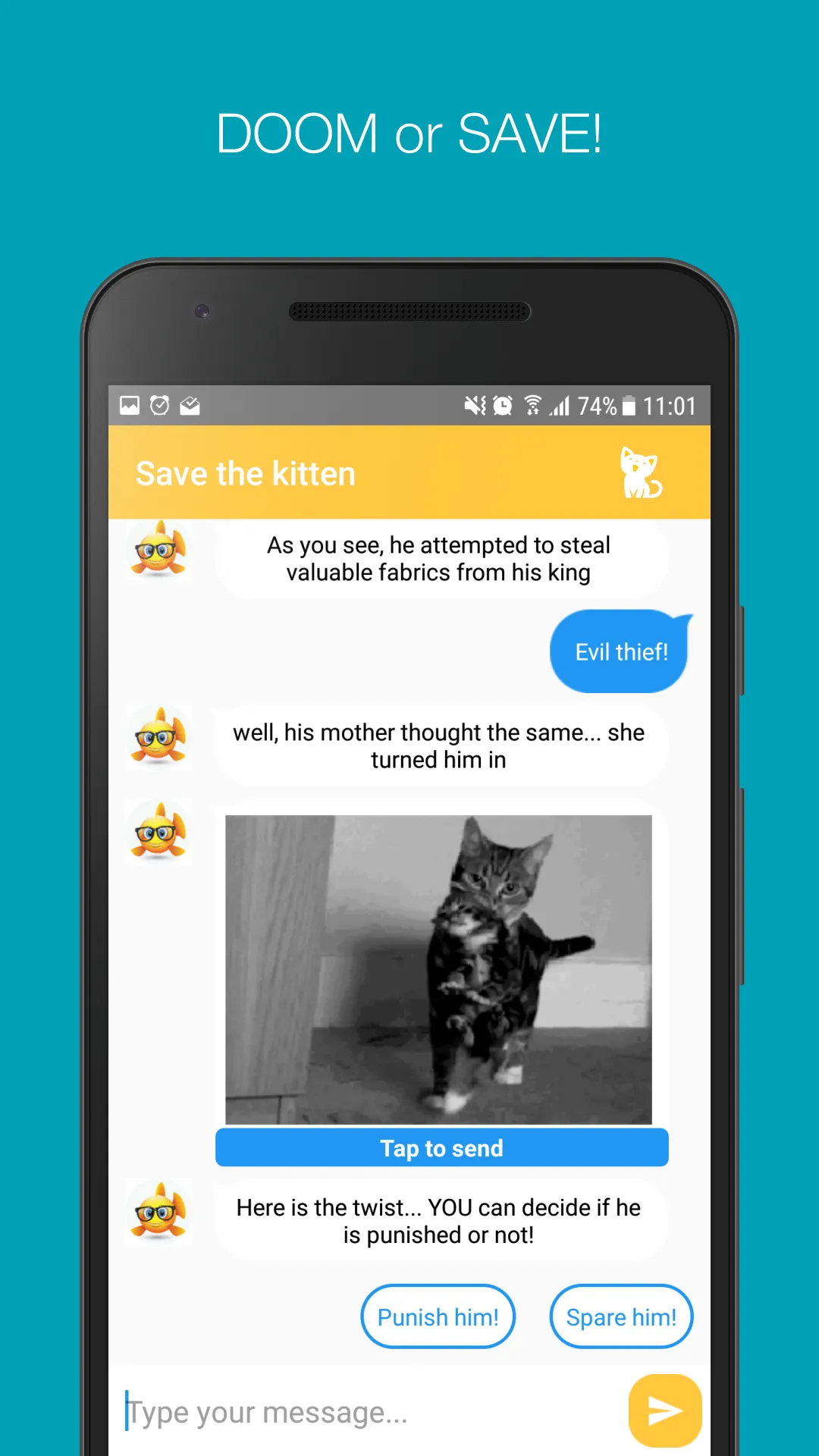 Save The Kitten | Indus Appstore | Screenshot