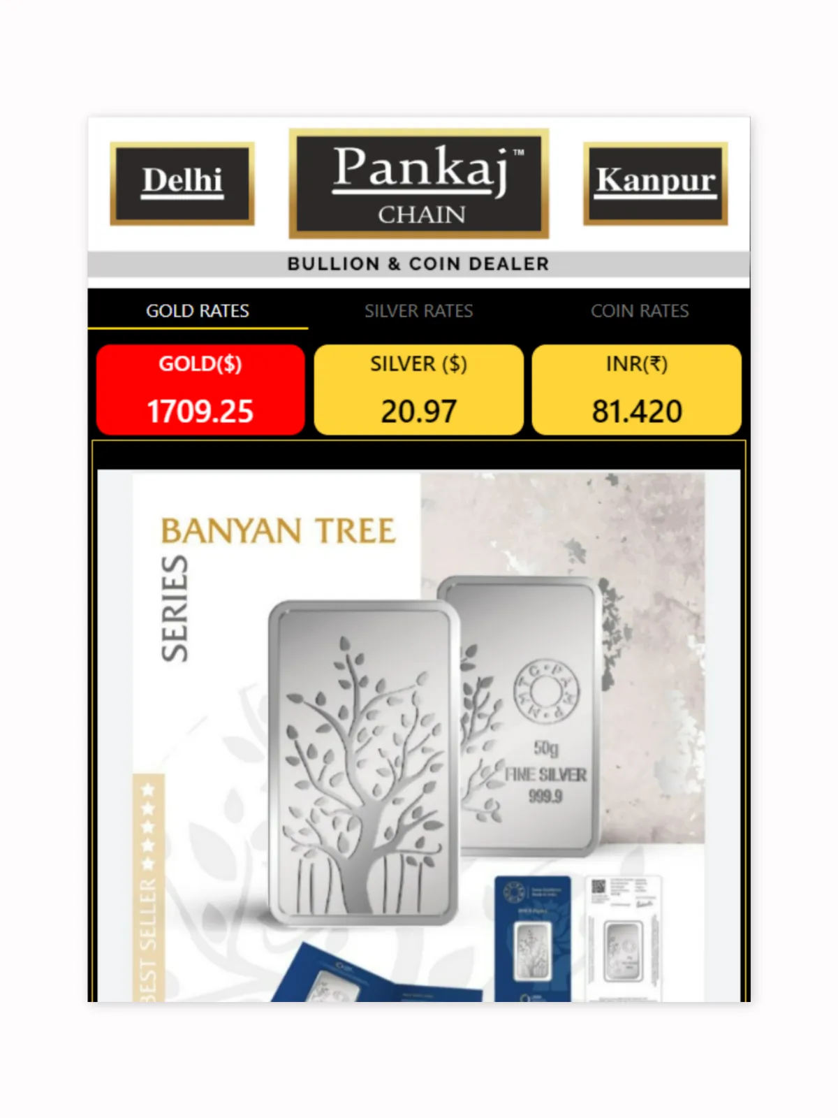 Pankaj Chain - Gold - Silver | Indus Appstore | Screenshot