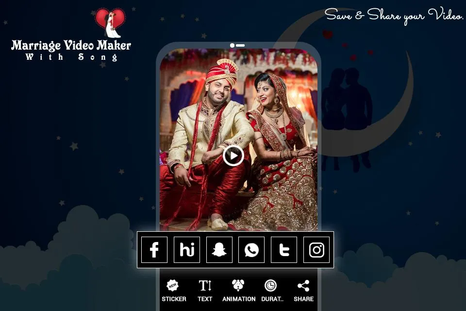 Marriage Video Maker with Song | Indus Appstore | Screenshot