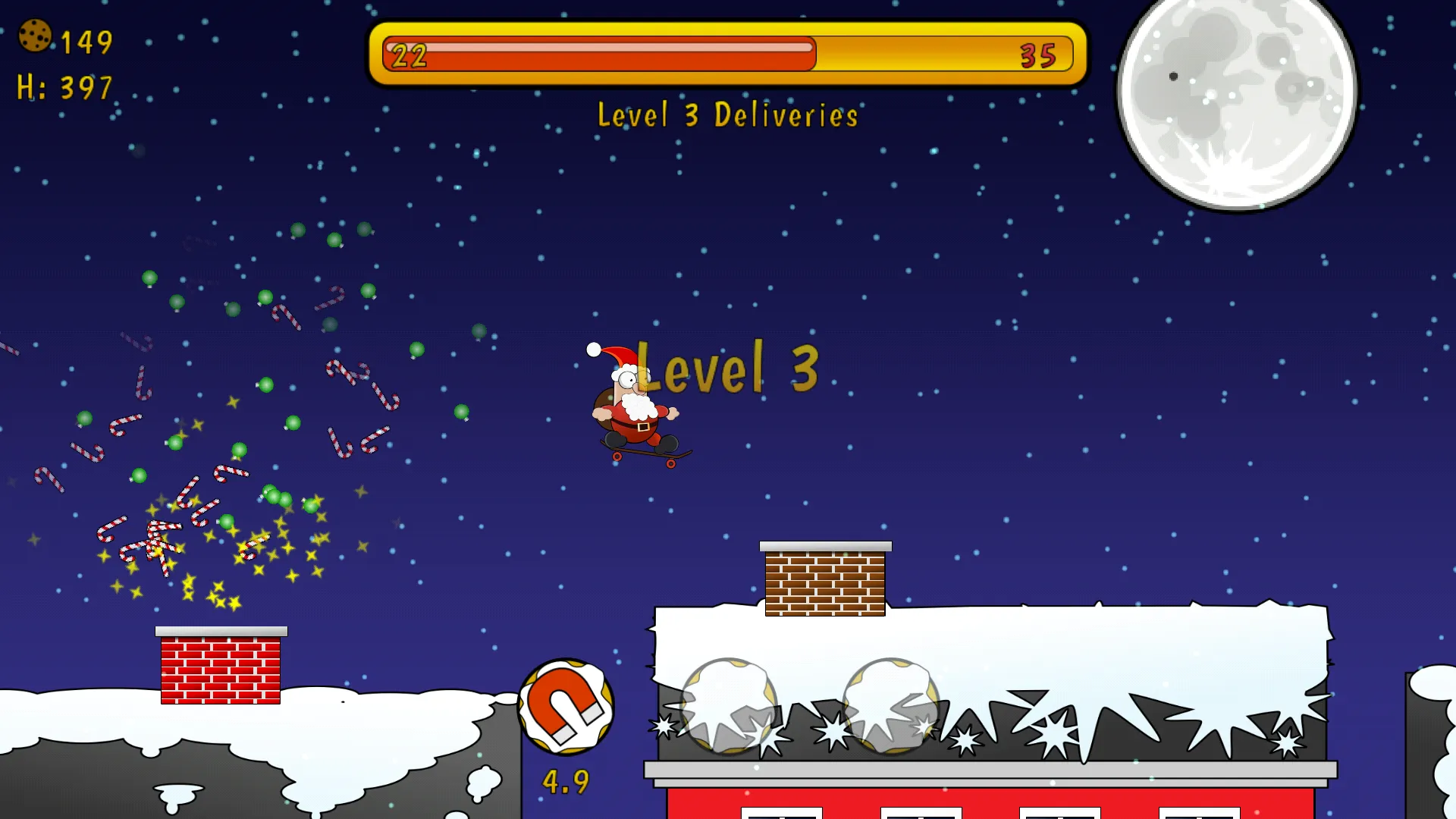 Santa Skate | Indus Appstore | Screenshot