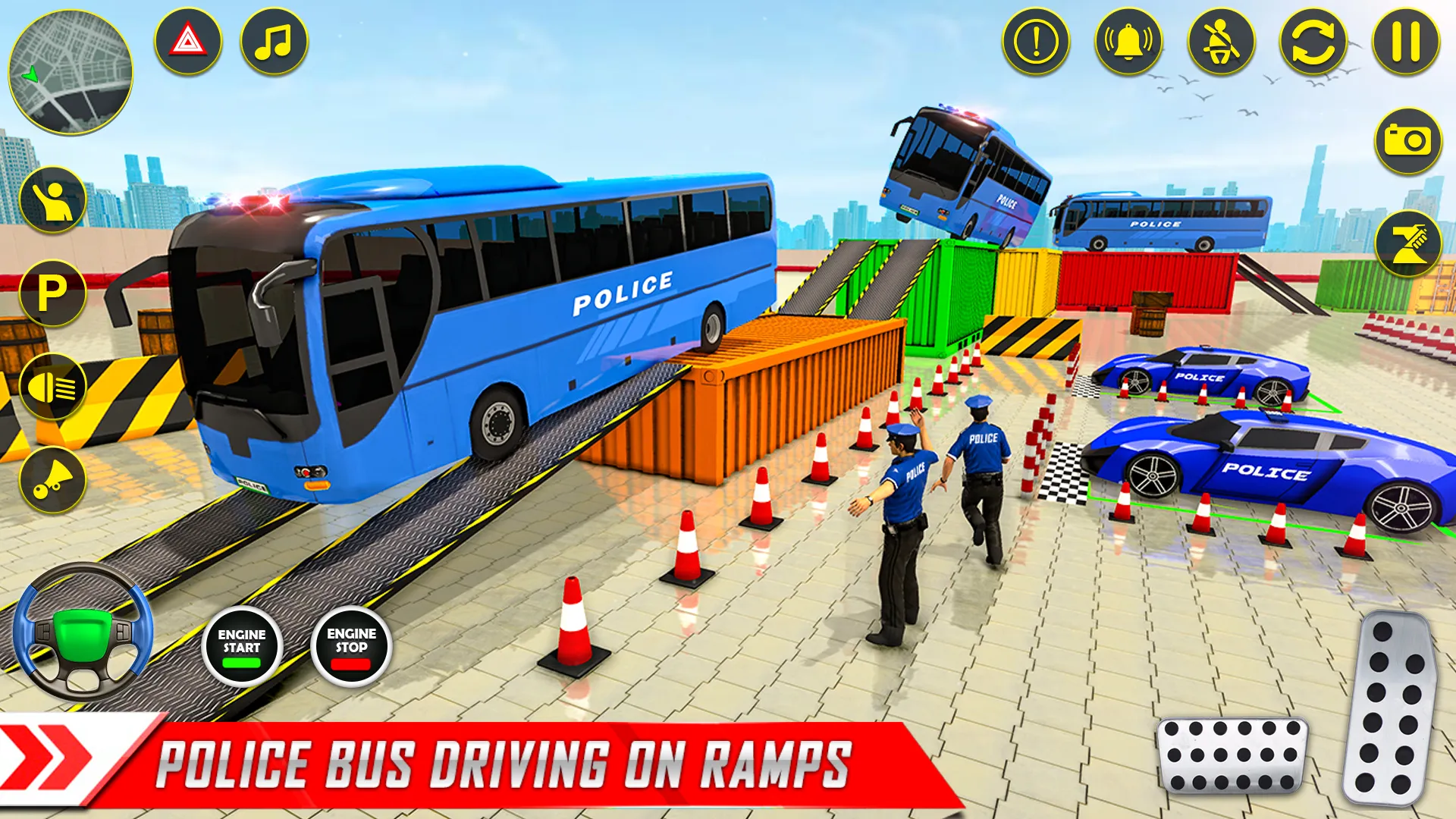 Police Bus Simulator: Bus Game | Indus Appstore | Screenshot