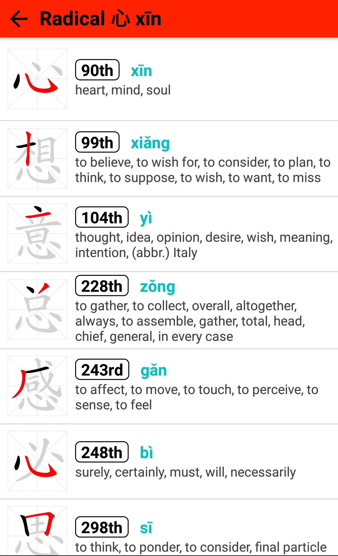 Chinese Learner's Dictionary | Indus Appstore | Screenshot