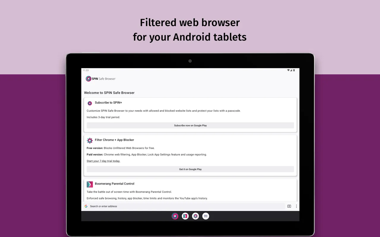 SPIN Safe Browser: Web Filter | Indus Appstore | Screenshot