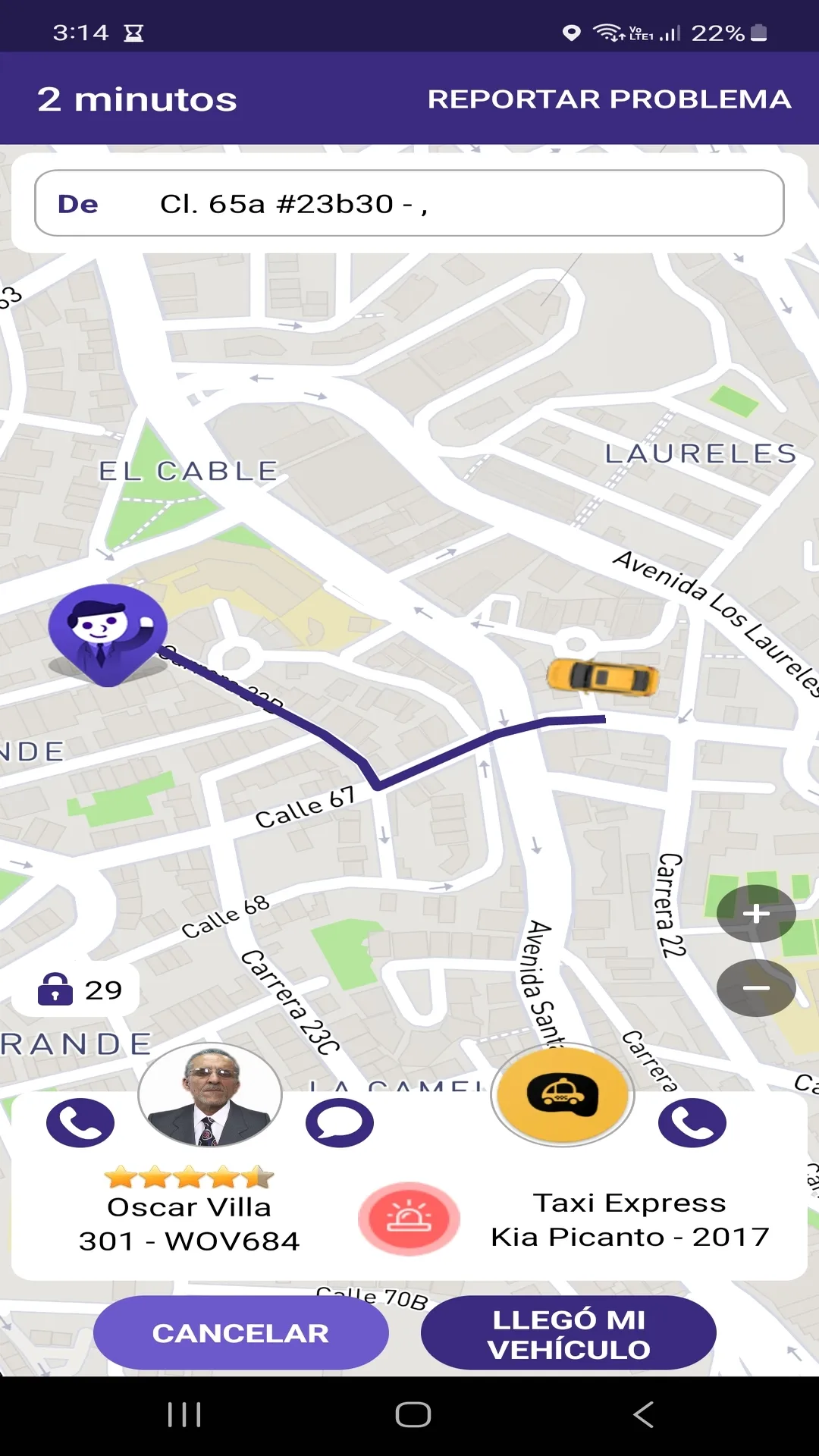 Taxia: Solicita tu transporte | Indus Appstore | Screenshot