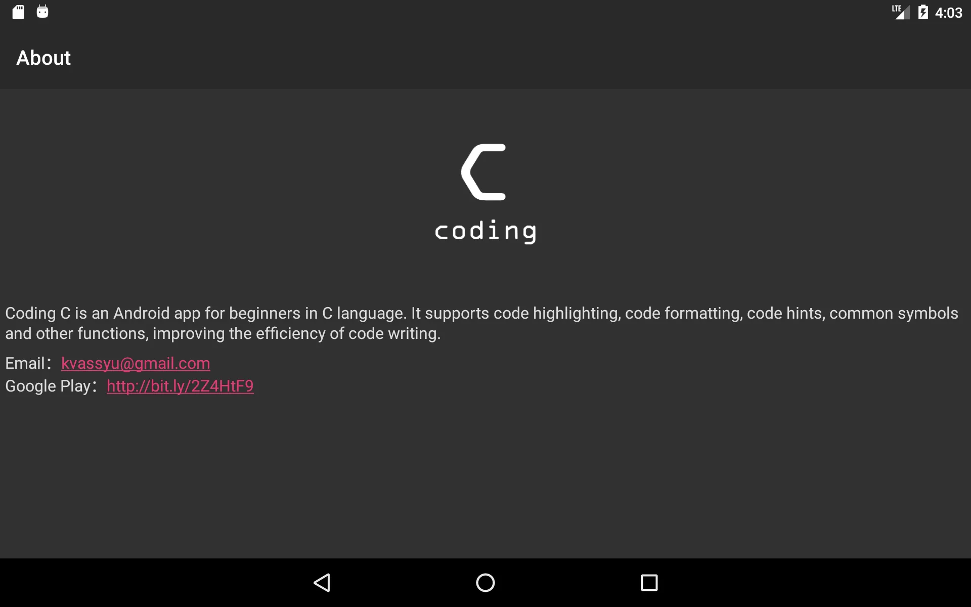 Coding C | Indus Appstore | Screenshot