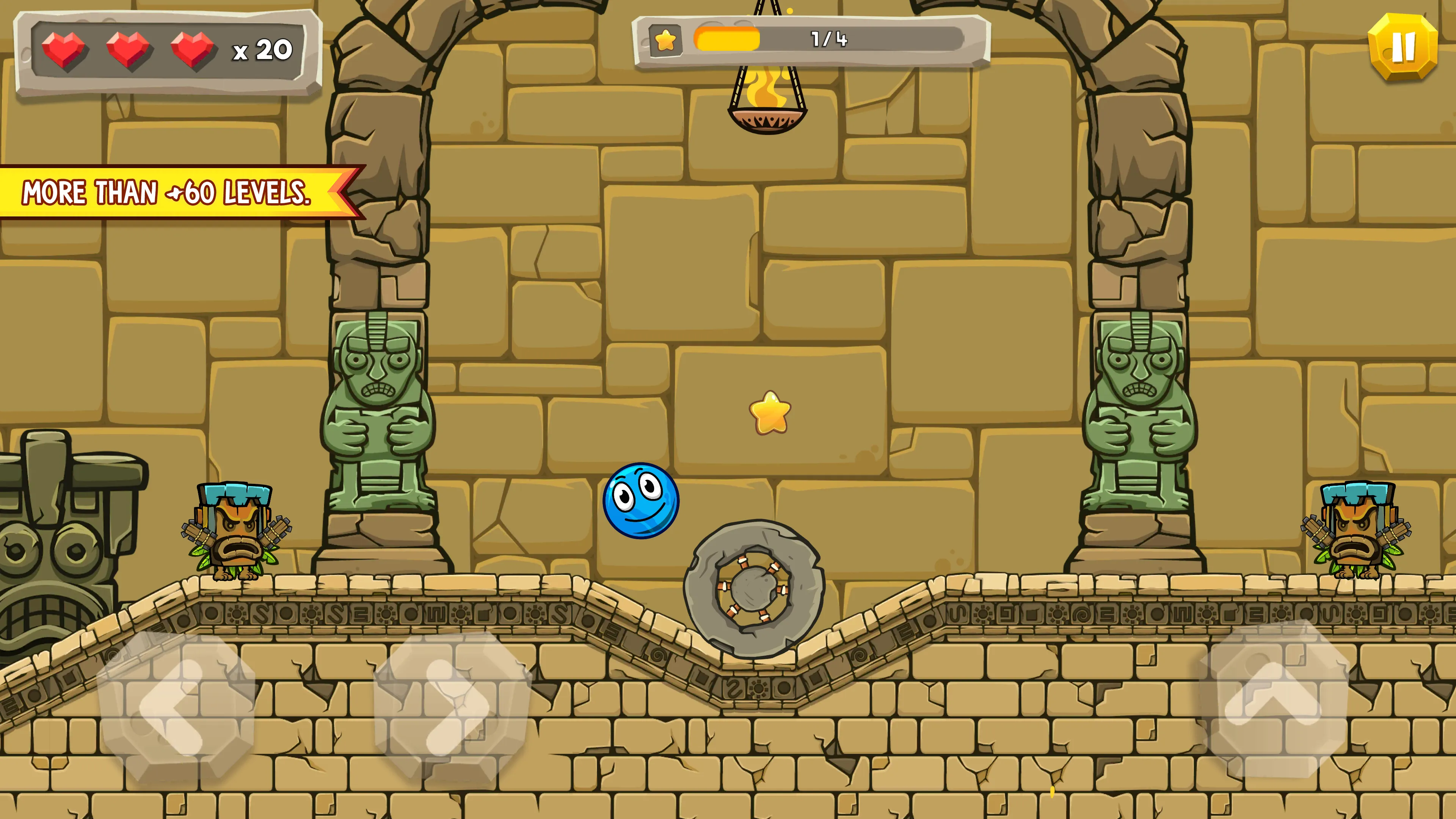 Blue Ball 11: Bounce Adventure | Indus Appstore | Screenshot