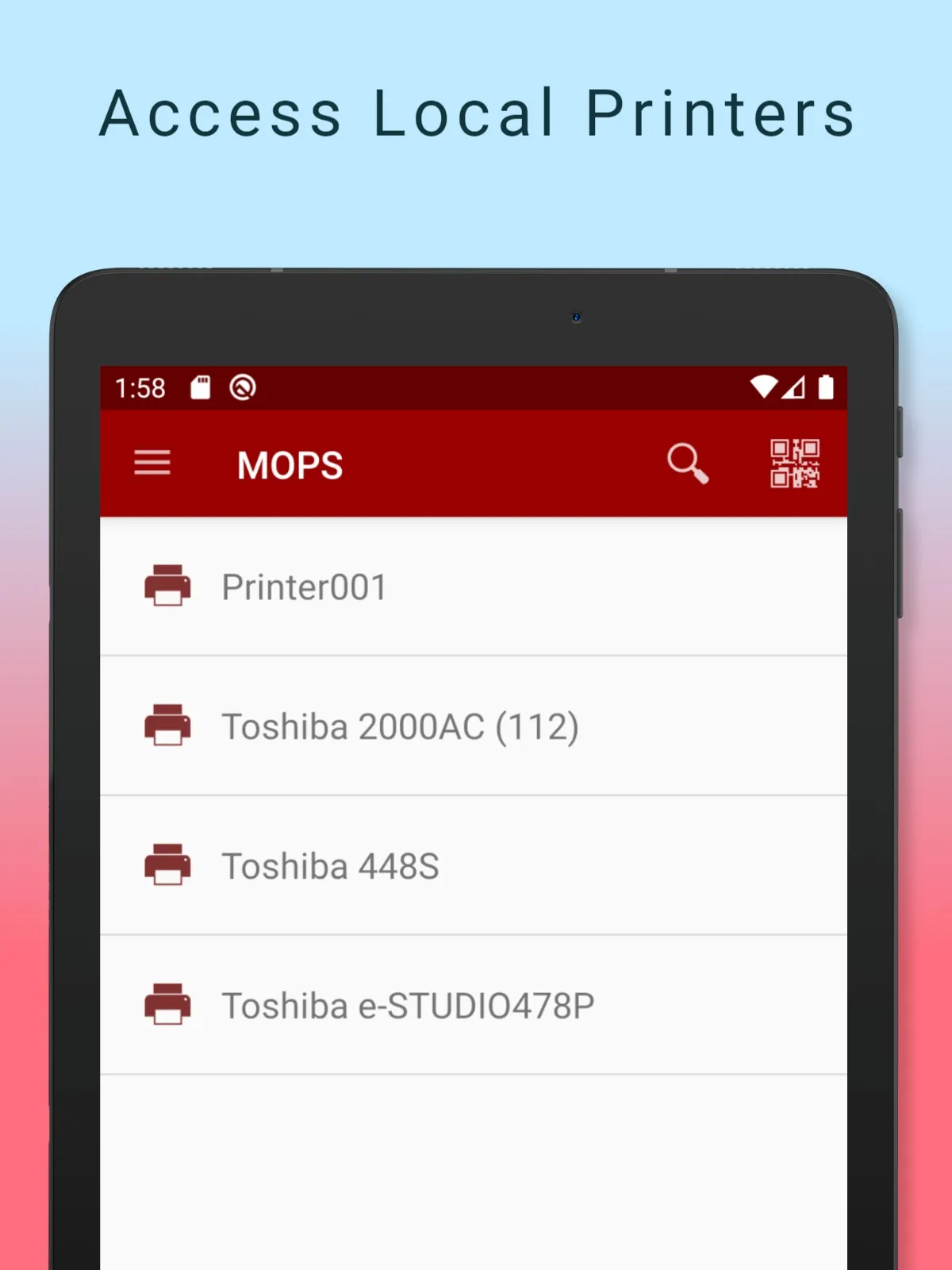 Mobile Printing Solution-MOPS | Indus Appstore | Screenshot