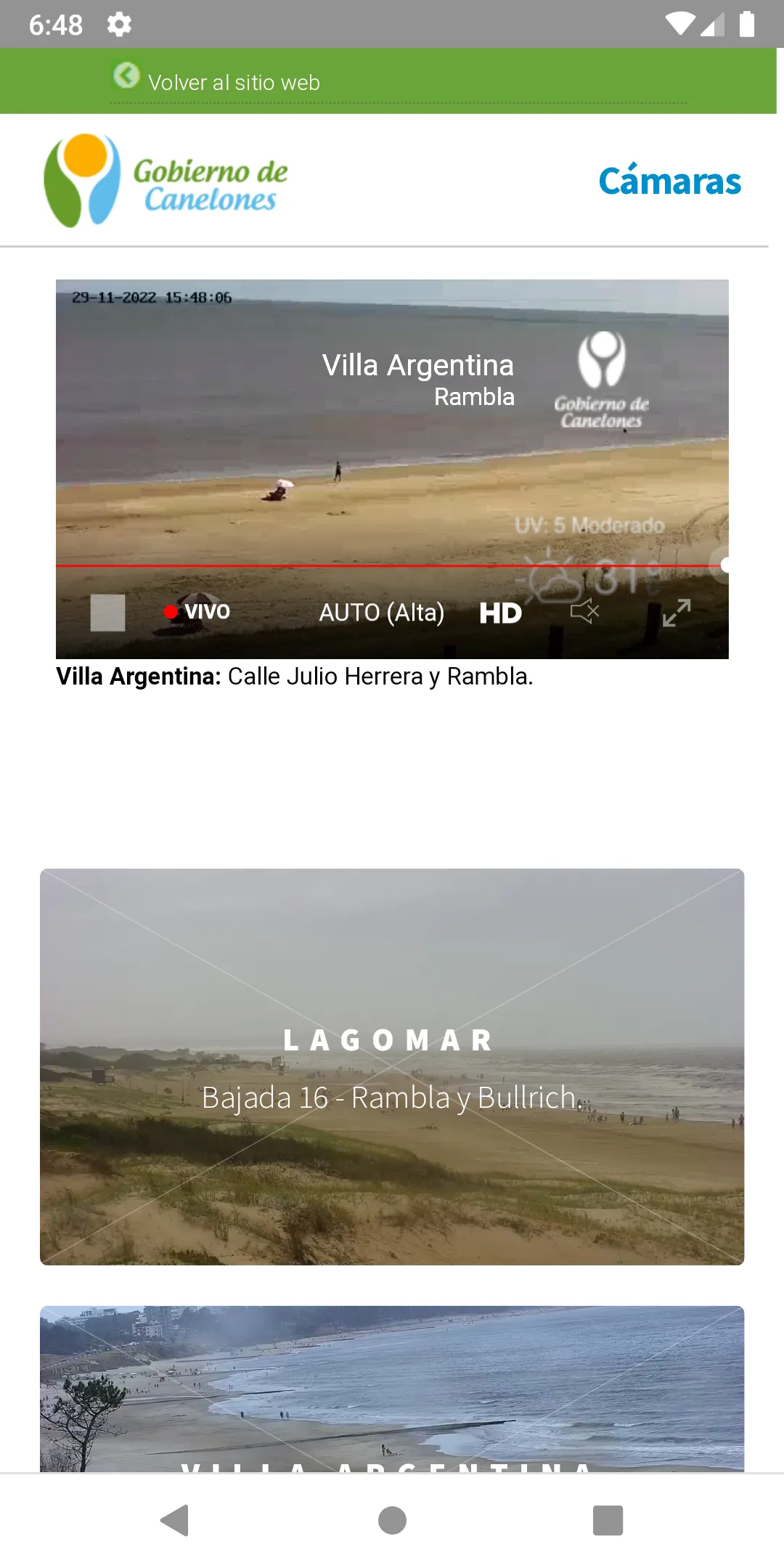 Agua y Playas de Canelones | Indus Appstore | Screenshot