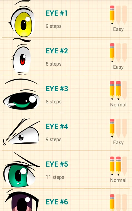 How to Draw Anime Eyes | Indus Appstore | Screenshot