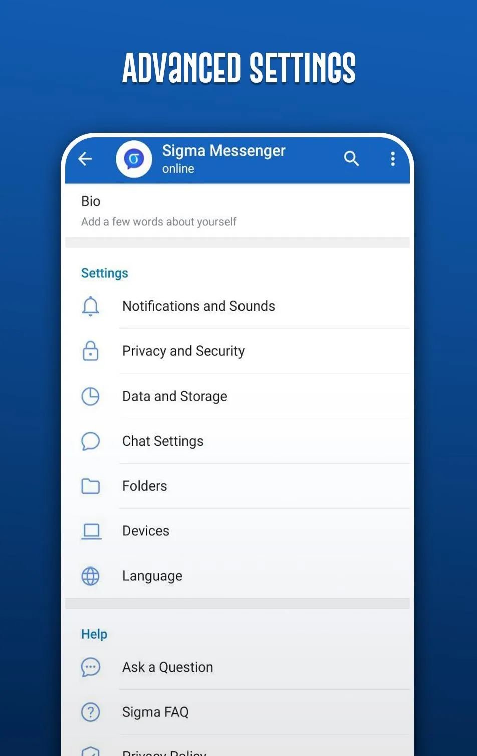 Sigma Messenger | Indus Appstore | Screenshot