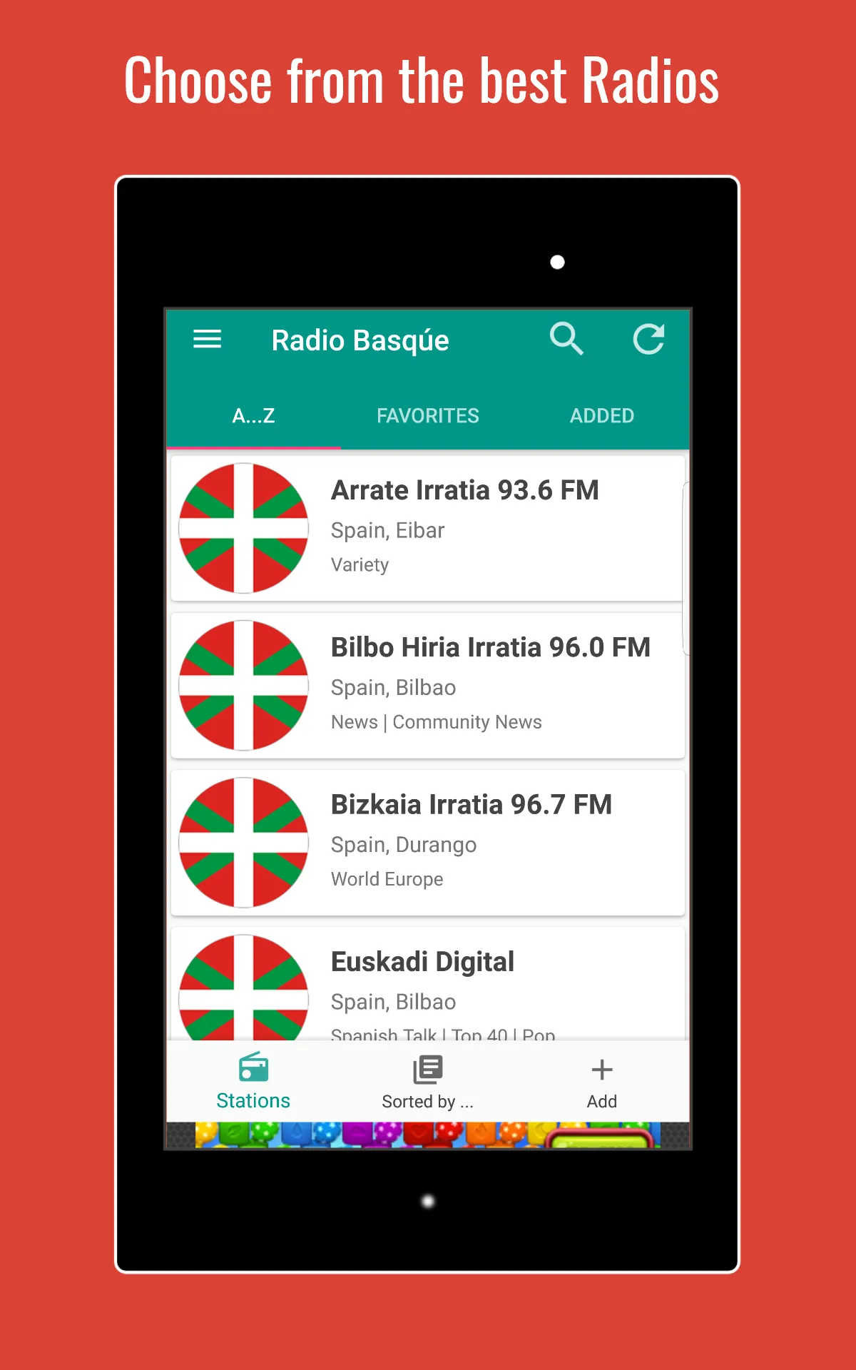 Basque Radio Stations | Indus Appstore | Screenshot