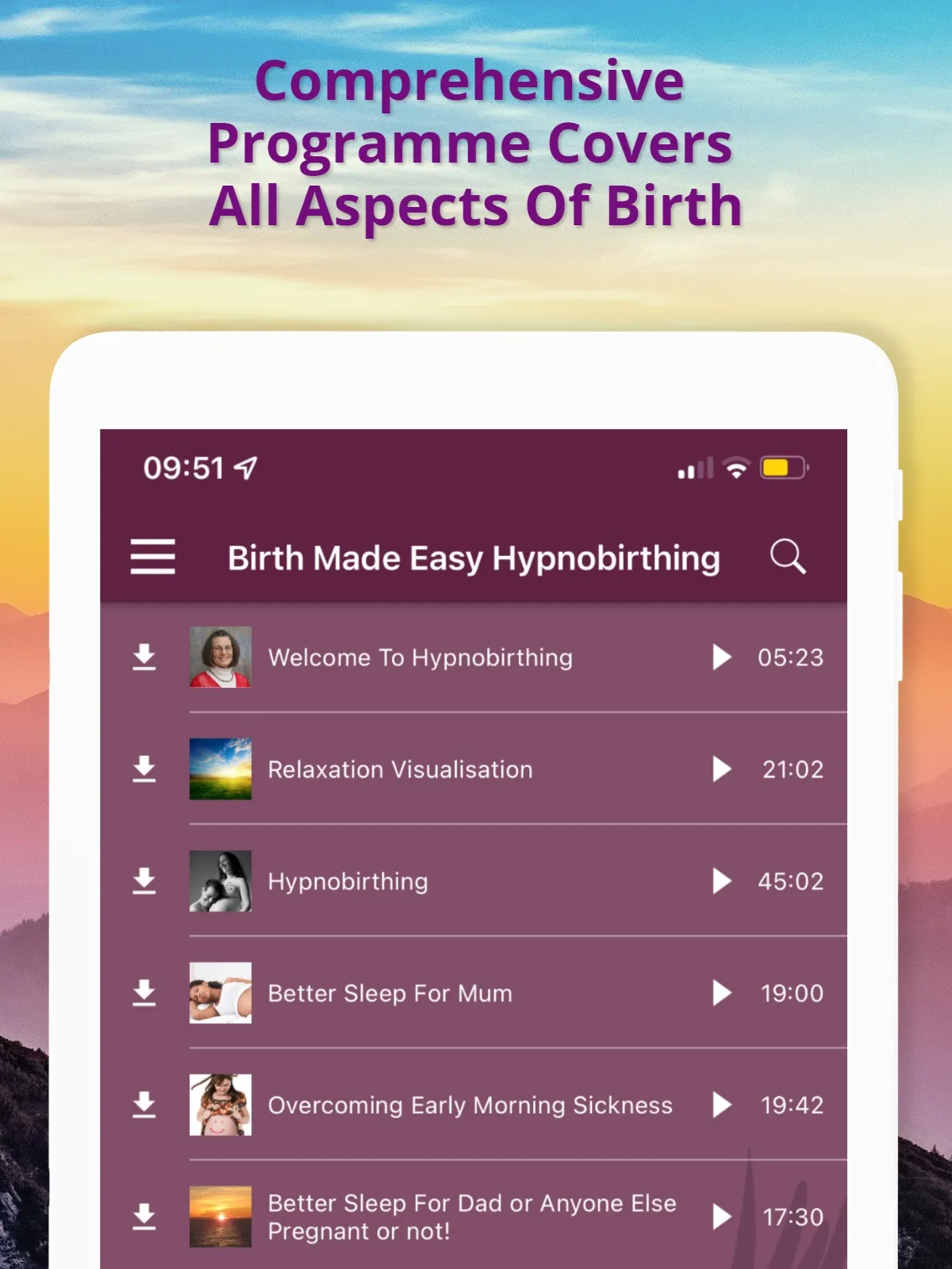 Birth Made Easy Hypnobirthing | Indus Appstore | Screenshot