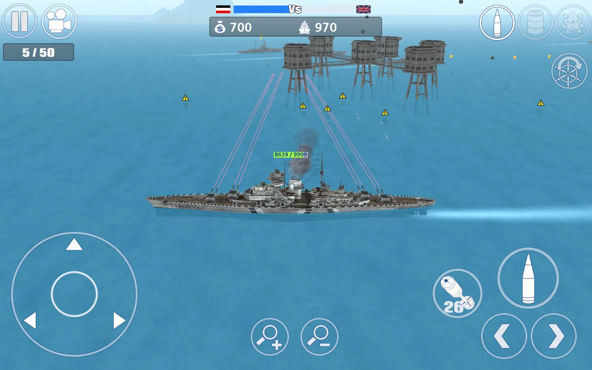 Warship War - The Atlantic War | Indus Appstore | Screenshot