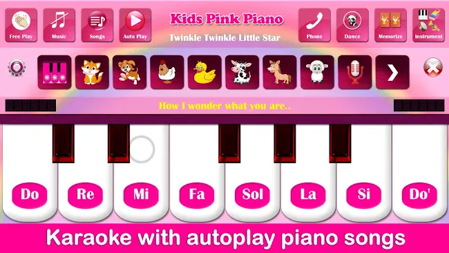 Kids Pink Piano | Indus Appstore | Screenshot