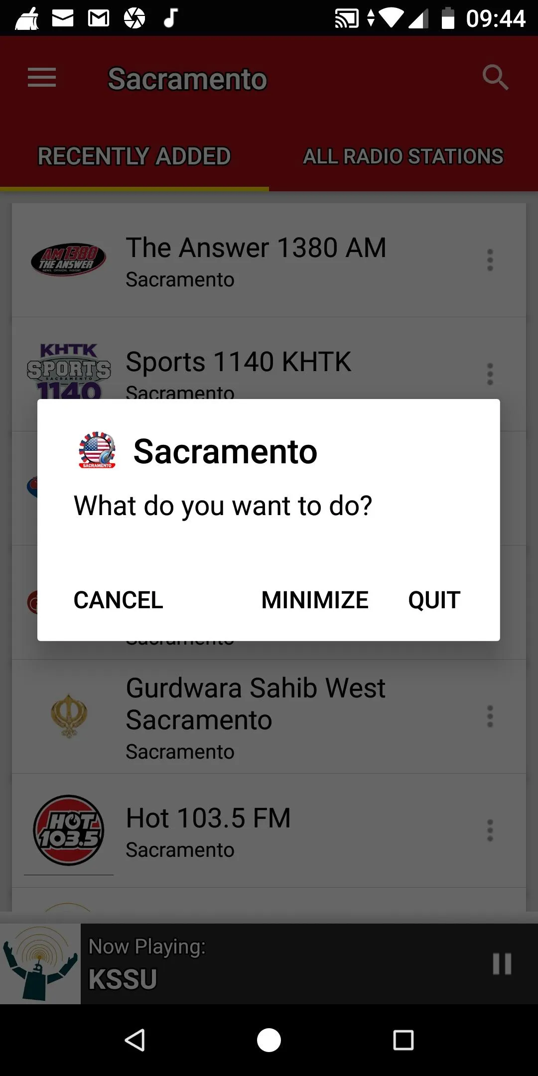 Sacramento Radio Stations | Indus Appstore | Screenshot