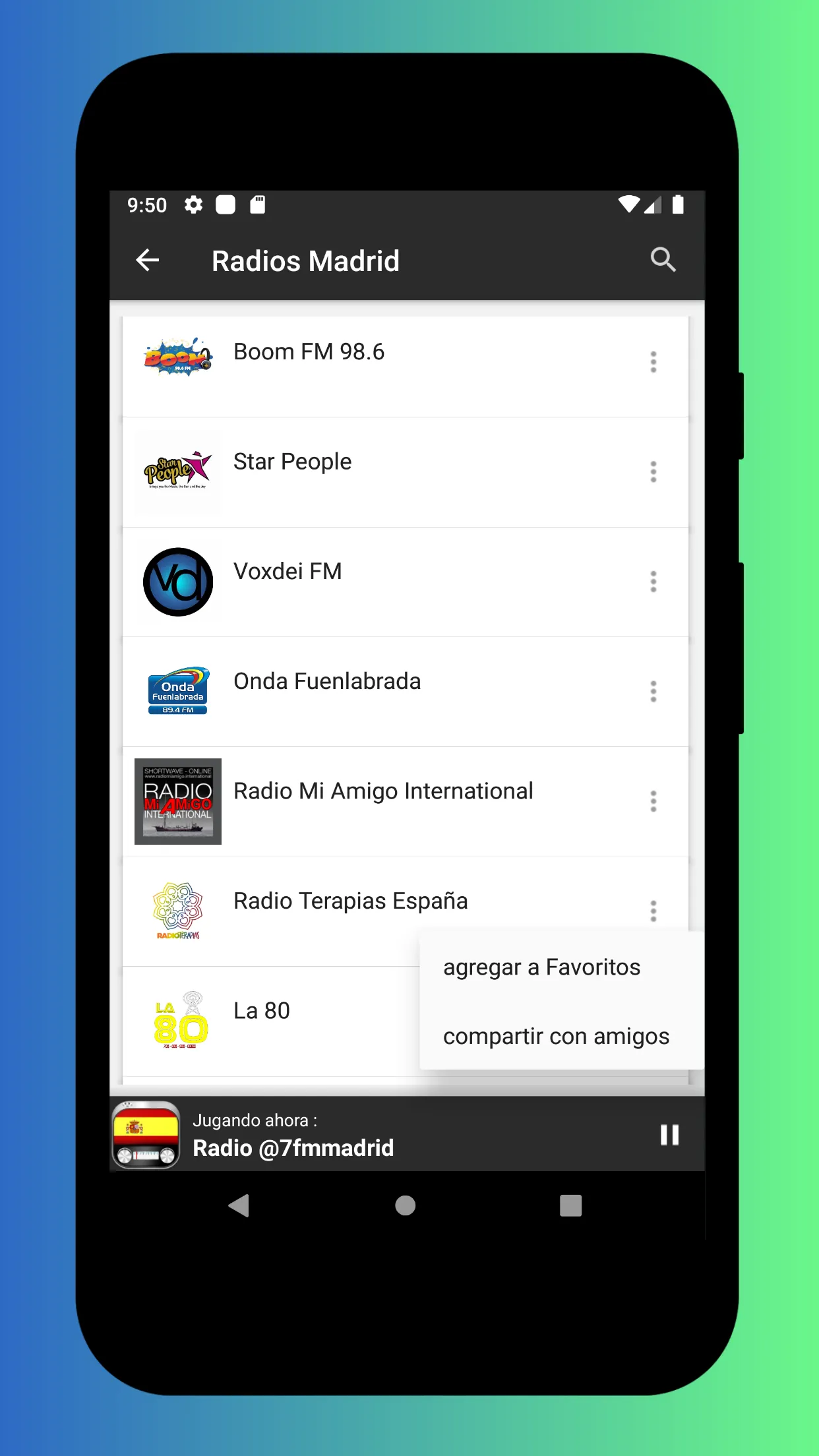 Radio Spain - Radio Spain FM | Indus Appstore | Screenshot