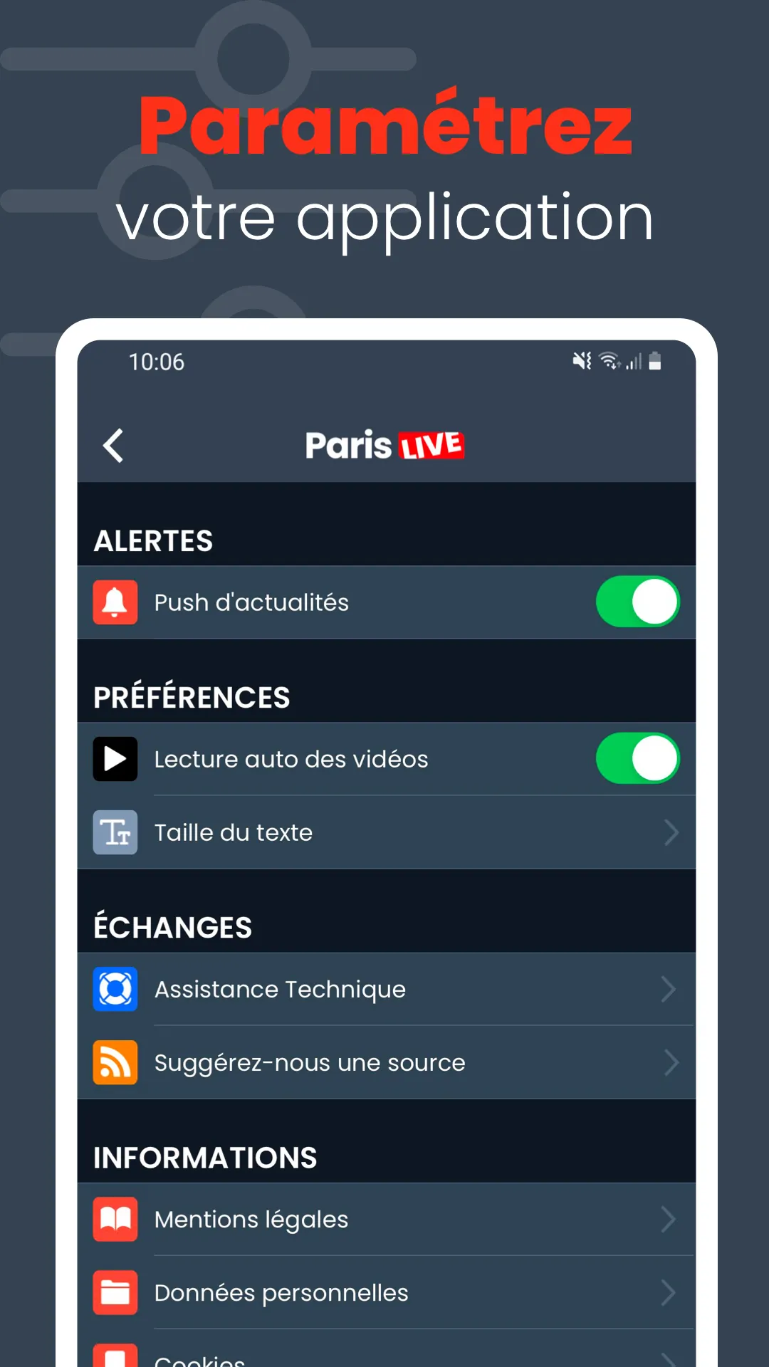 Paris Live | Indus Appstore | Screenshot