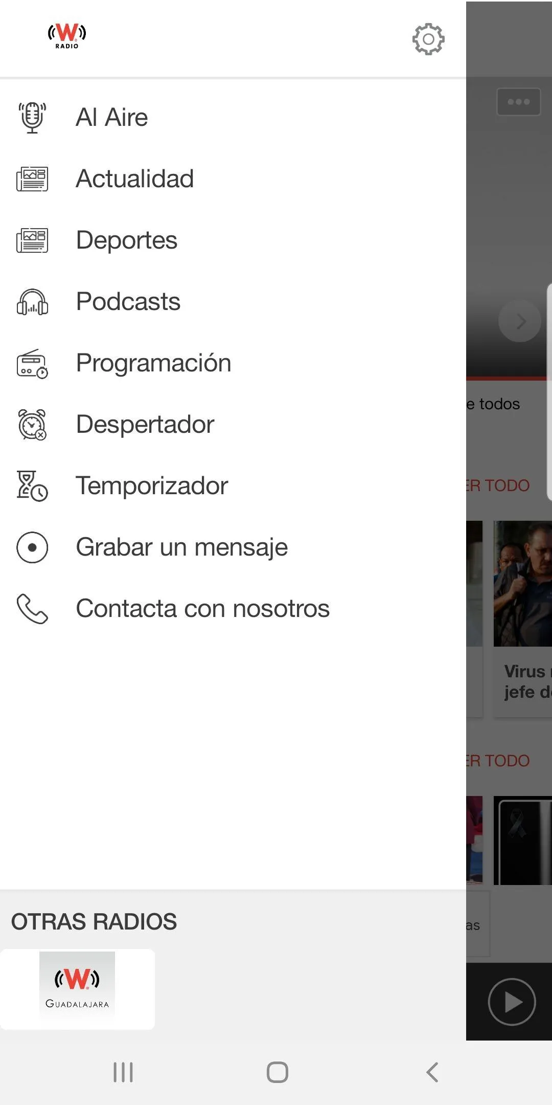 WRadio México | Indus Appstore | Screenshot