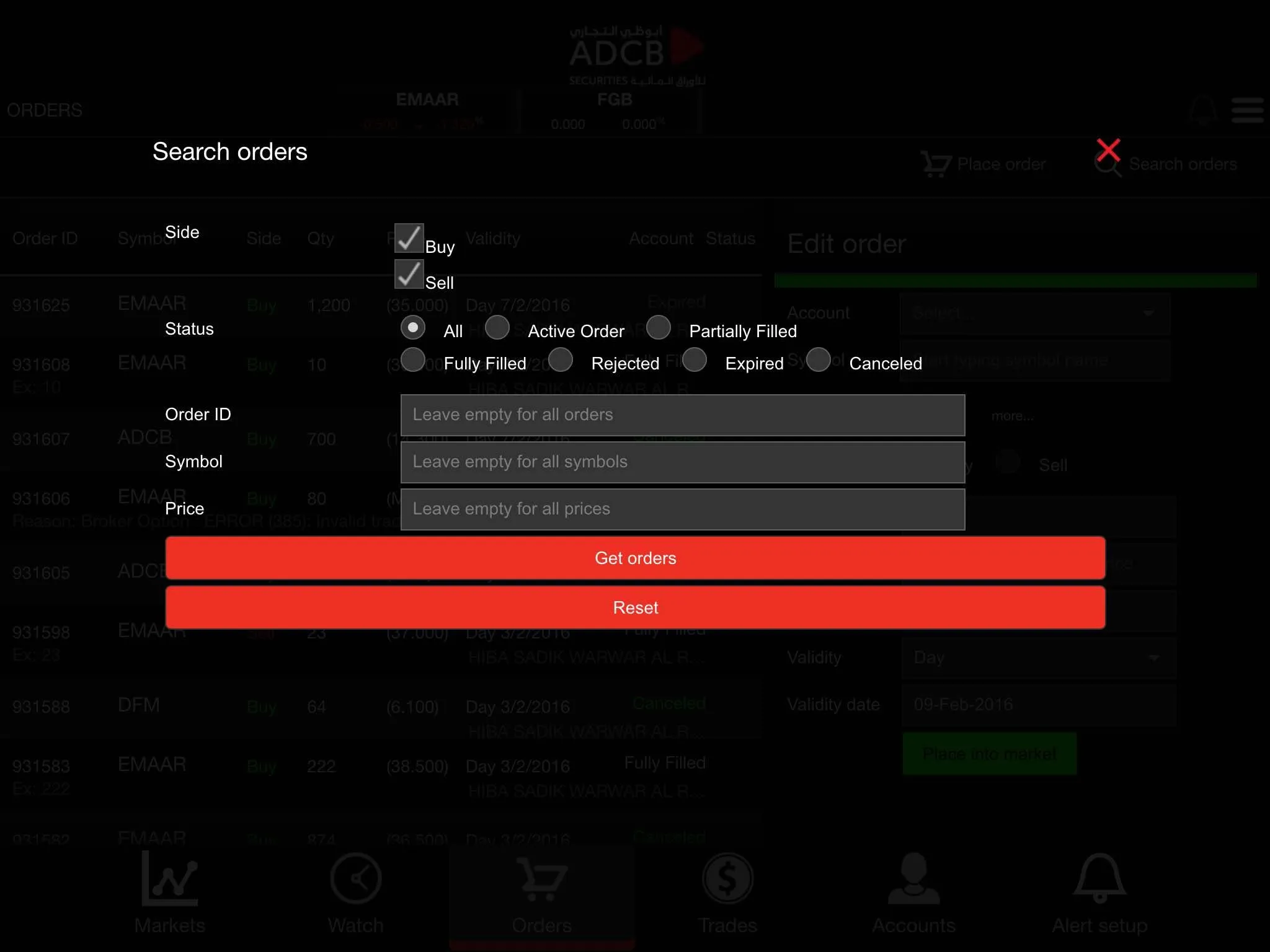 ADCB Securities | Indus Appstore | Screenshot