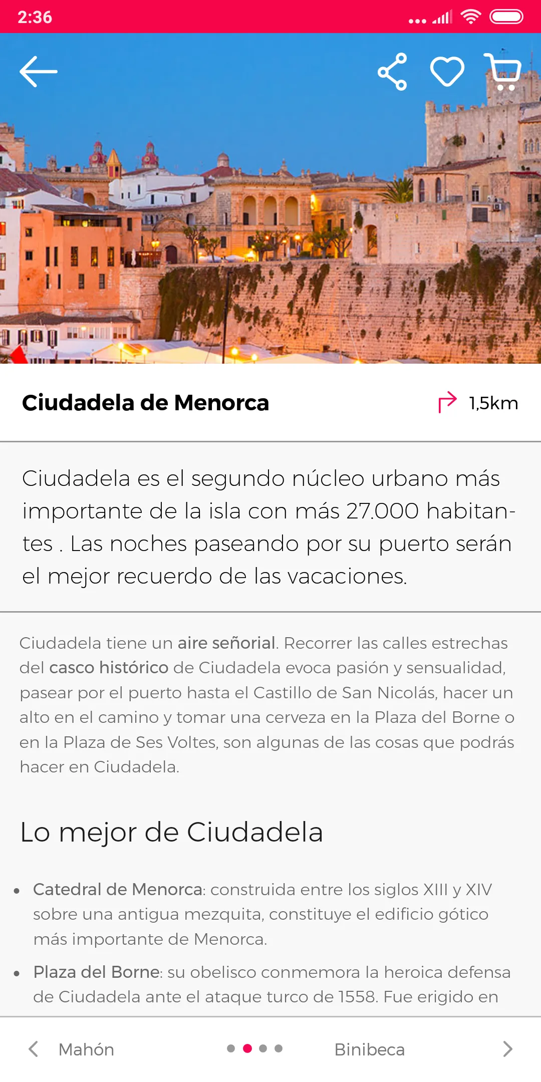 Menorca Guide by Civitatis.com | Indus Appstore | Screenshot