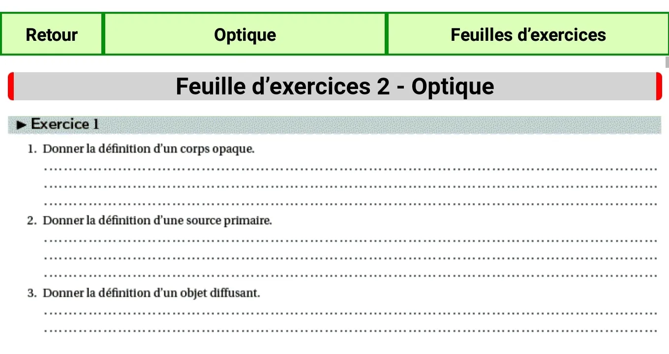 Physique et Chimie 5ème | Indus Appstore | Screenshot