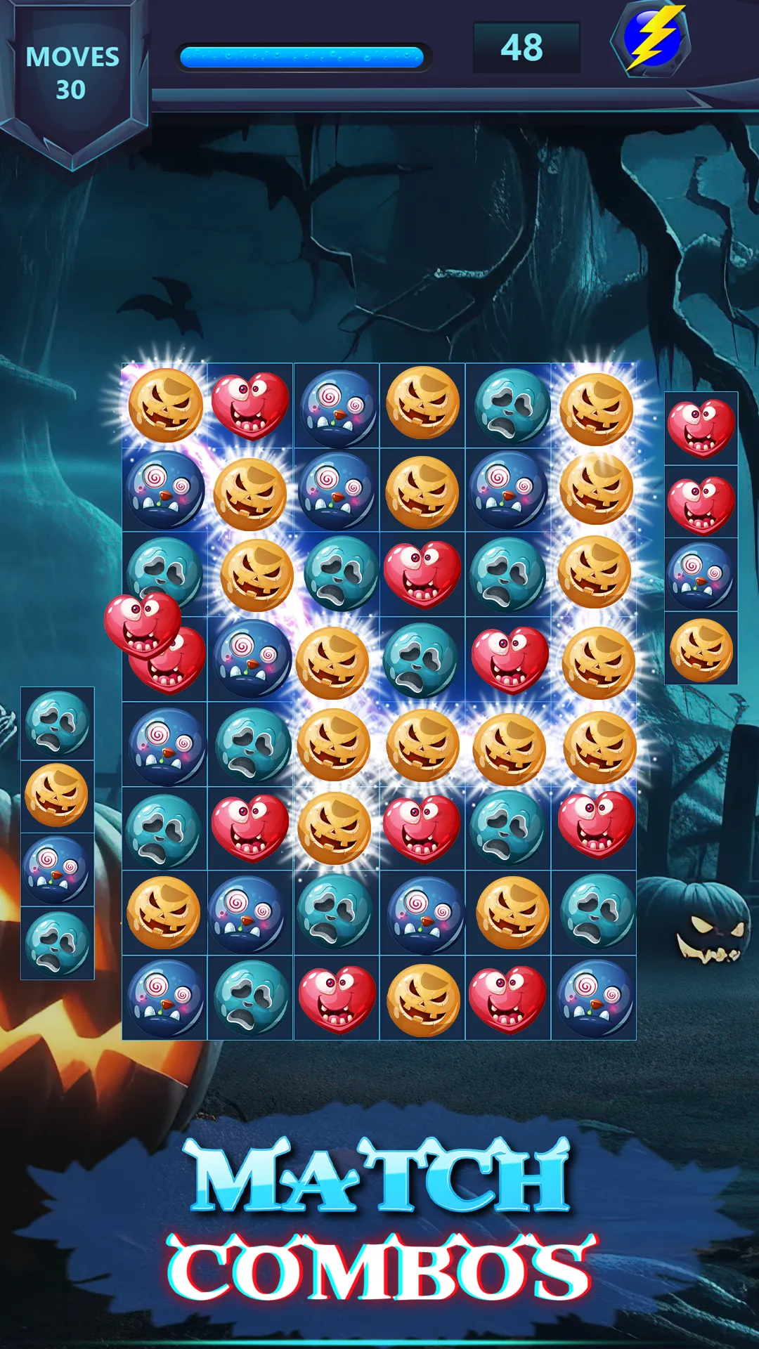 Monster Face Match 3 Puzzle | Indus Appstore | Screenshot