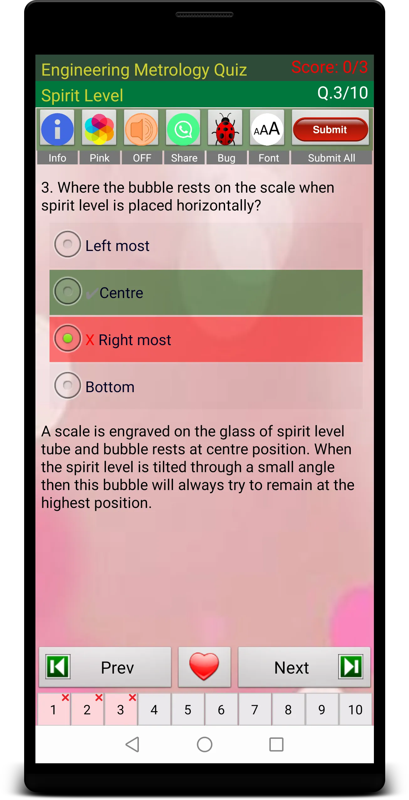 Metrology Quiz | Indus Appstore | Screenshot