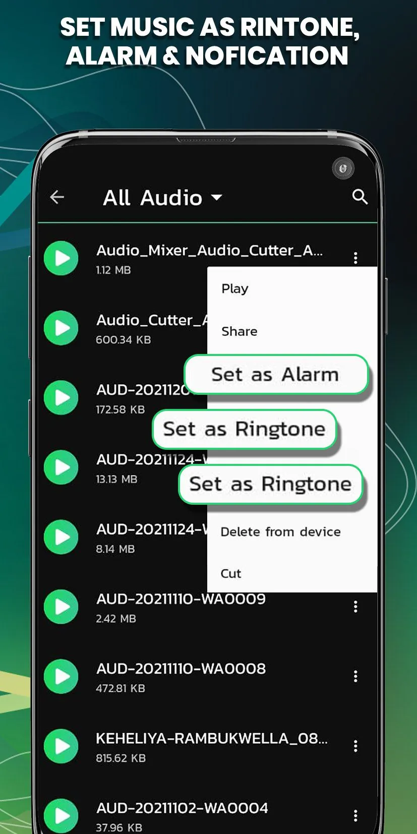 Ringdroid- MP3 Cutter Ringtone | Indus Appstore | Screenshot