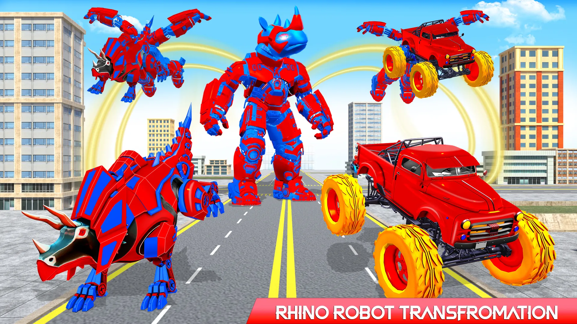 Rhino Robot Car Transformation | Indus Appstore | Screenshot