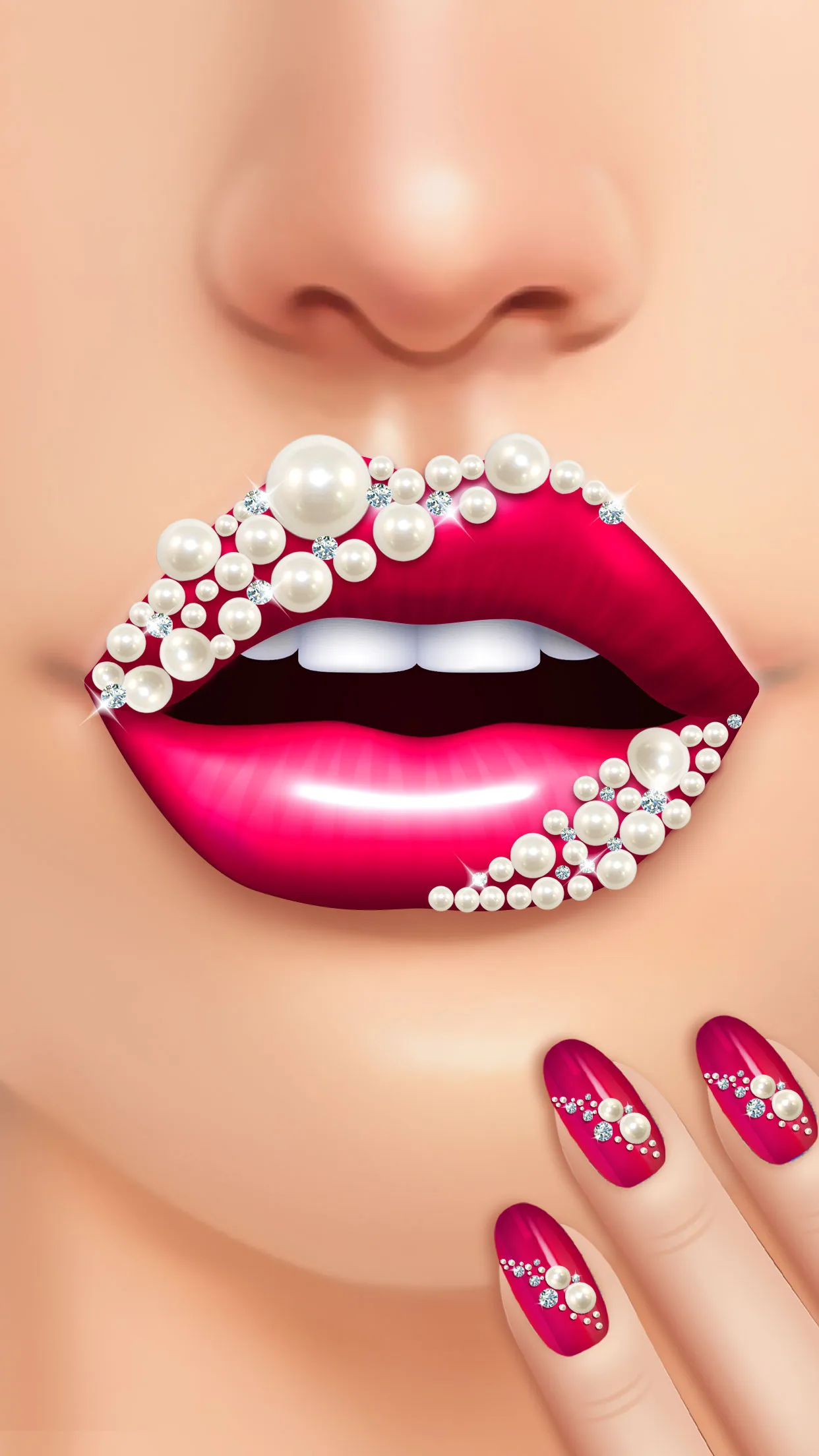 Lip Art Salon: DIY Makeup Game | Indus Appstore | Screenshot