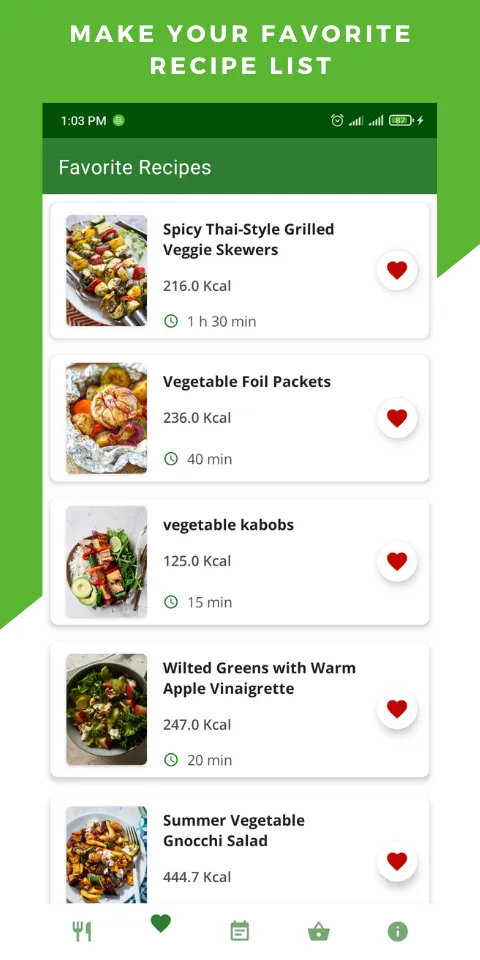 Healthy Vegetarian Recipes | Indus Appstore | Screenshot