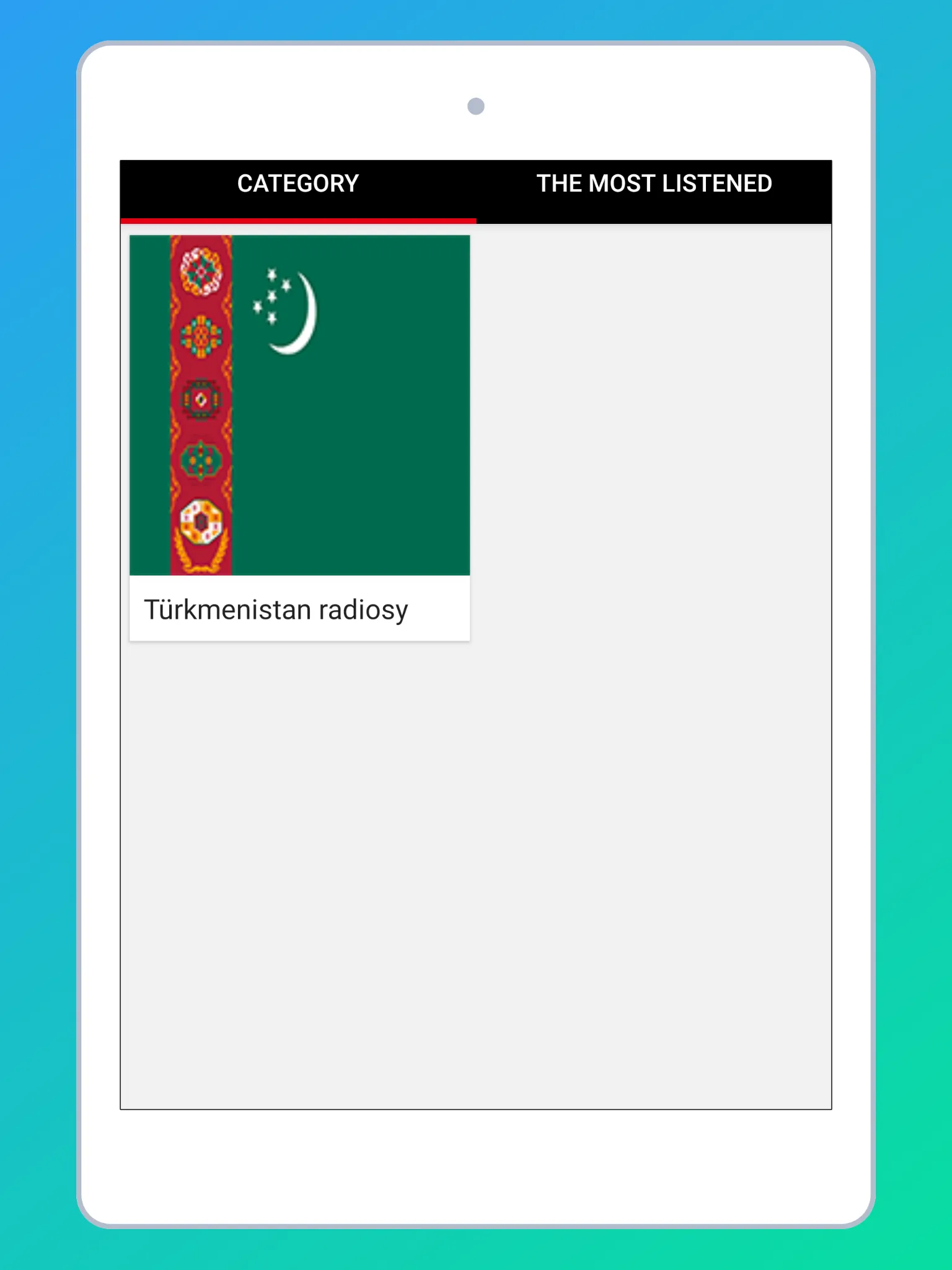 Radio Turkmenistan + Radio FM | Indus Appstore | Screenshot