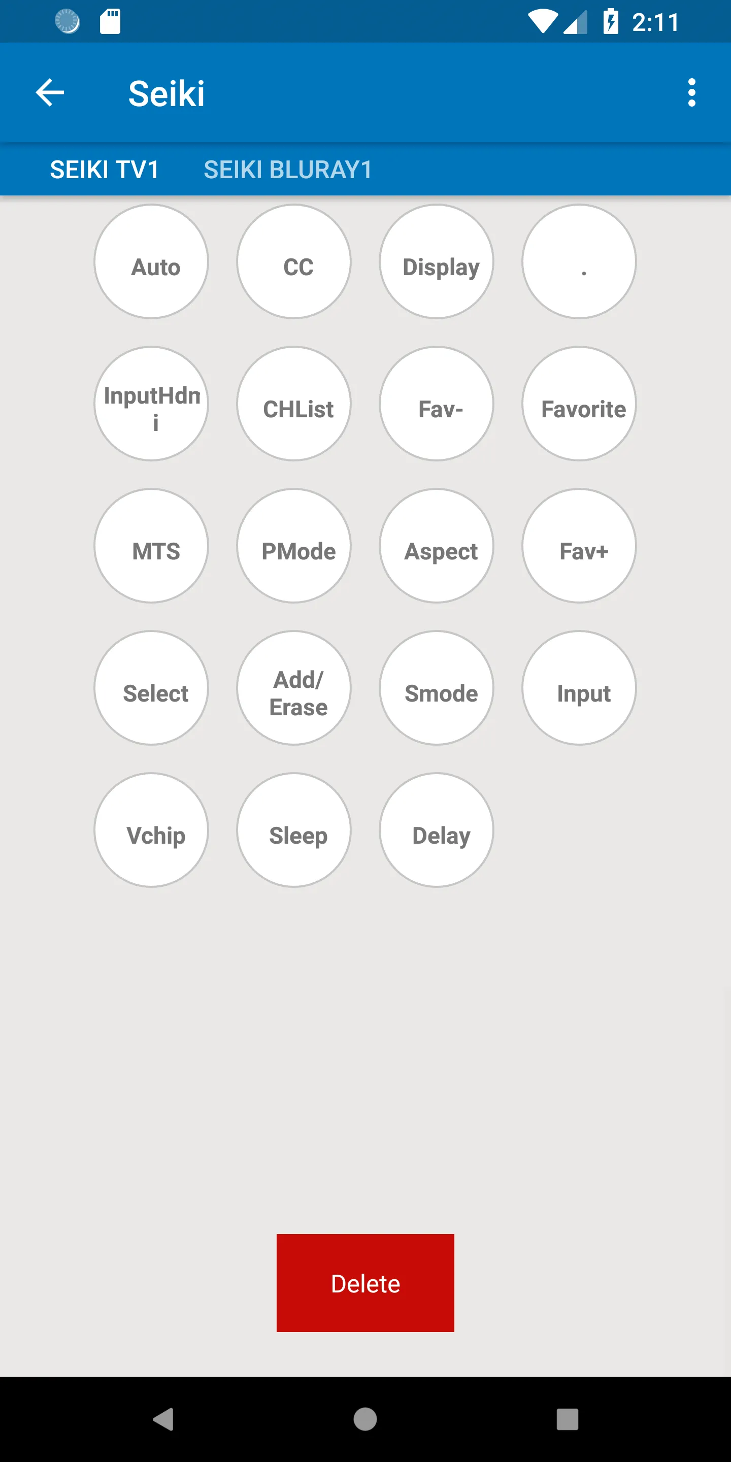 Seiki TV Remote | Indus Appstore | Screenshot