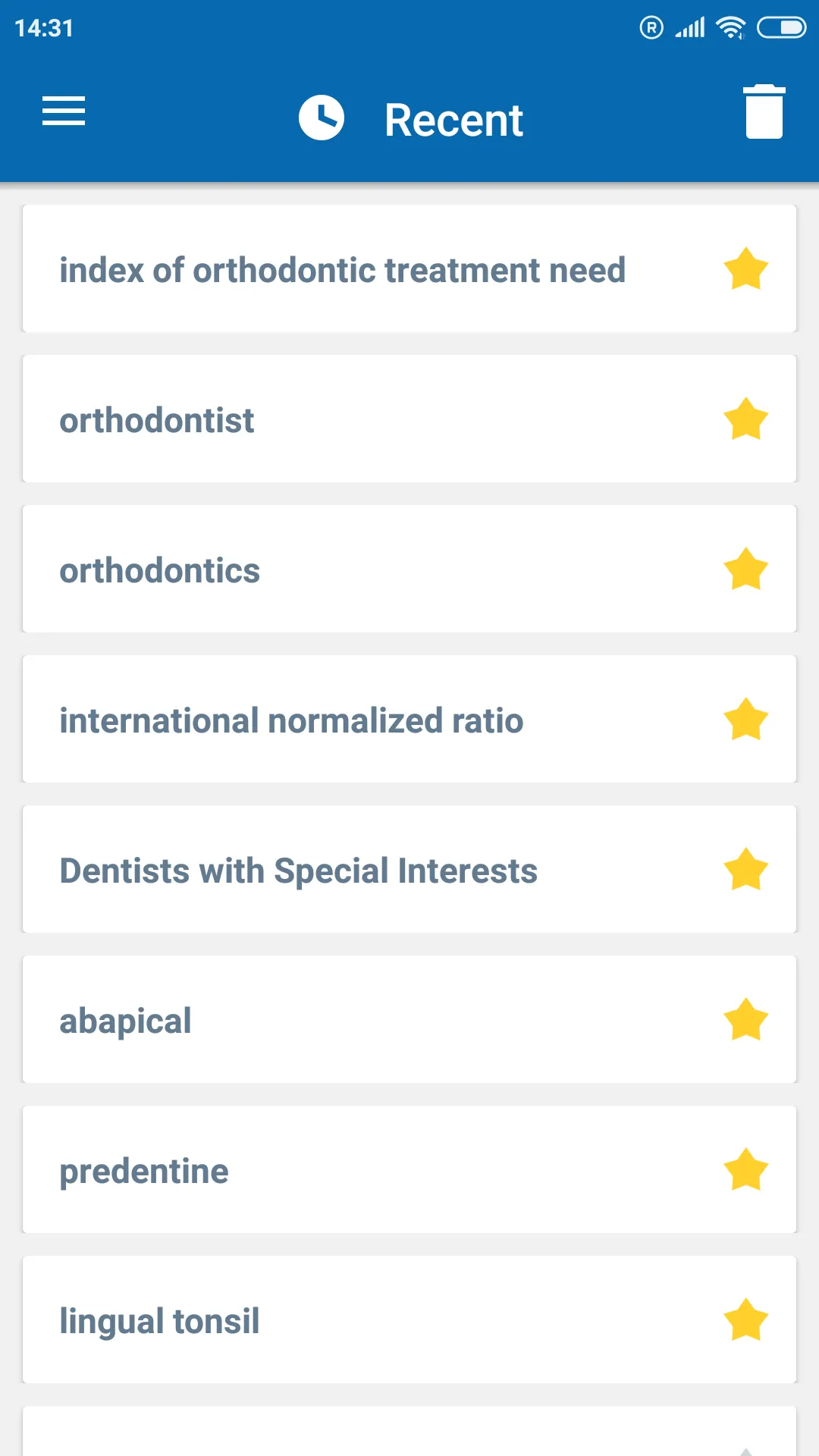 Oxford Dictionary of Dentistry | Indus Appstore | Screenshot