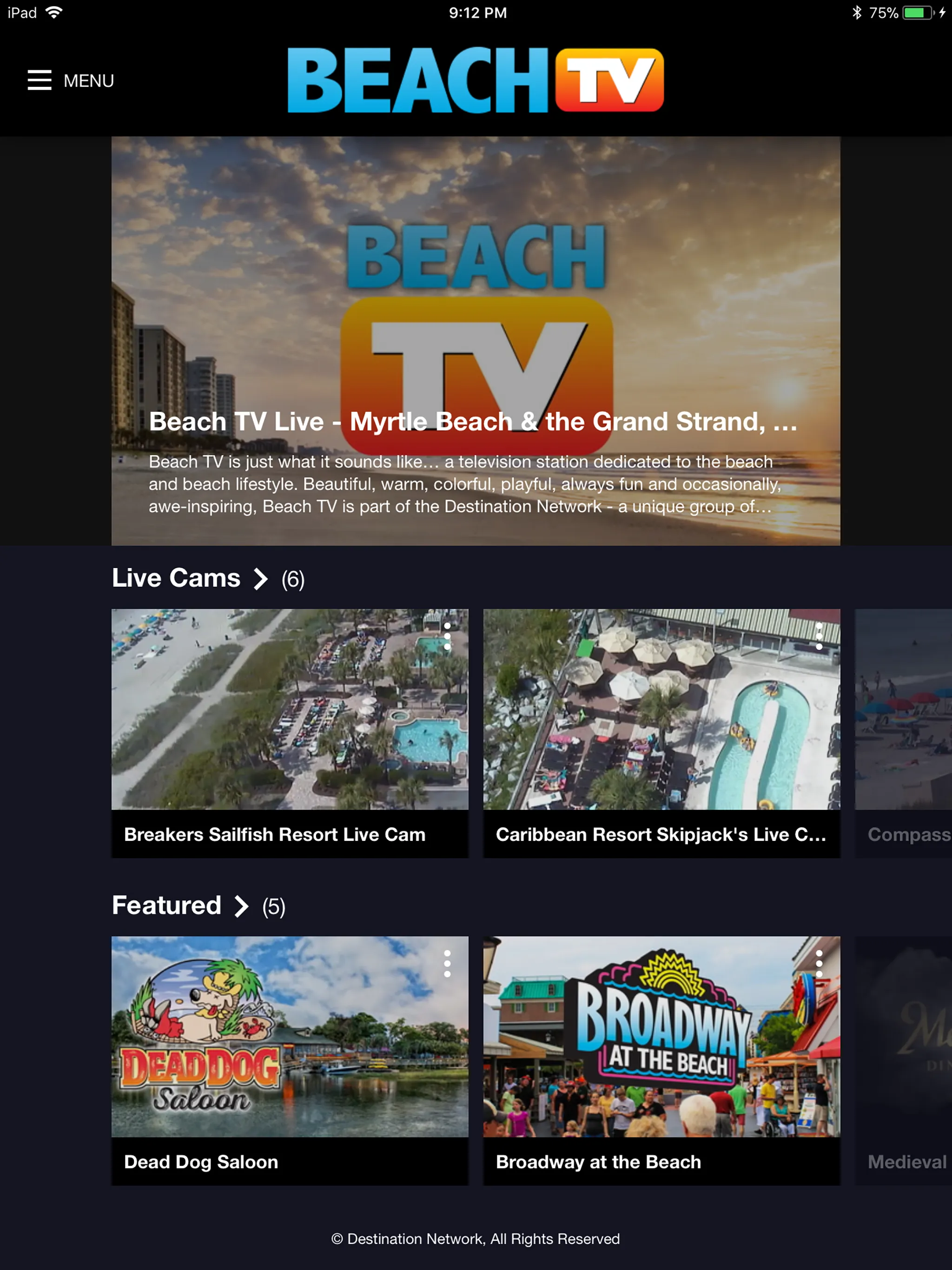 Beach TV - Myrtle Beach | Indus Appstore | Screenshot