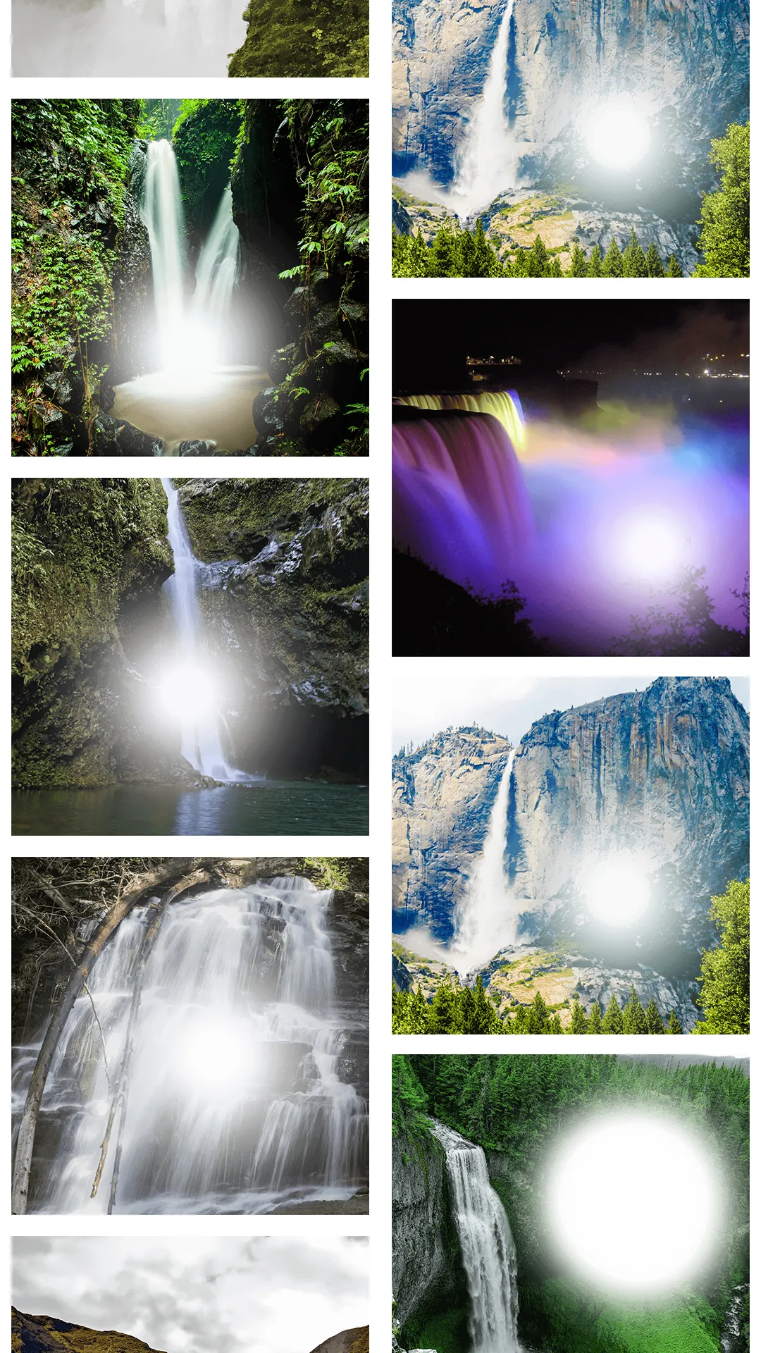 Waterfall Photo Frame | Indus Appstore | Screenshot